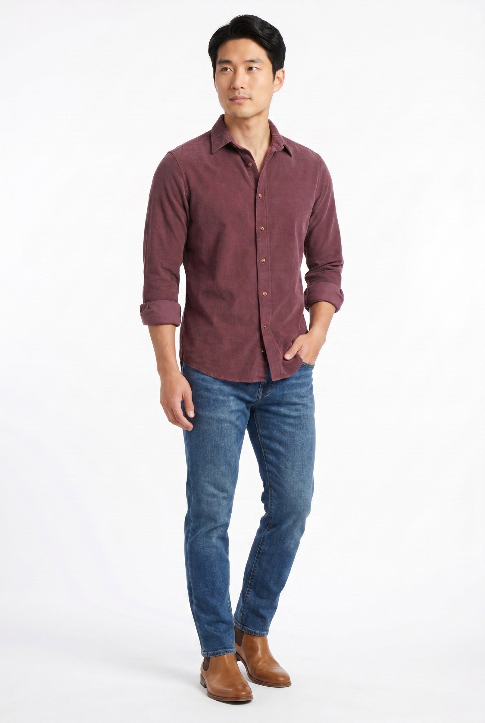 Men's Wyck Corduroy Shirt | Blackstone London