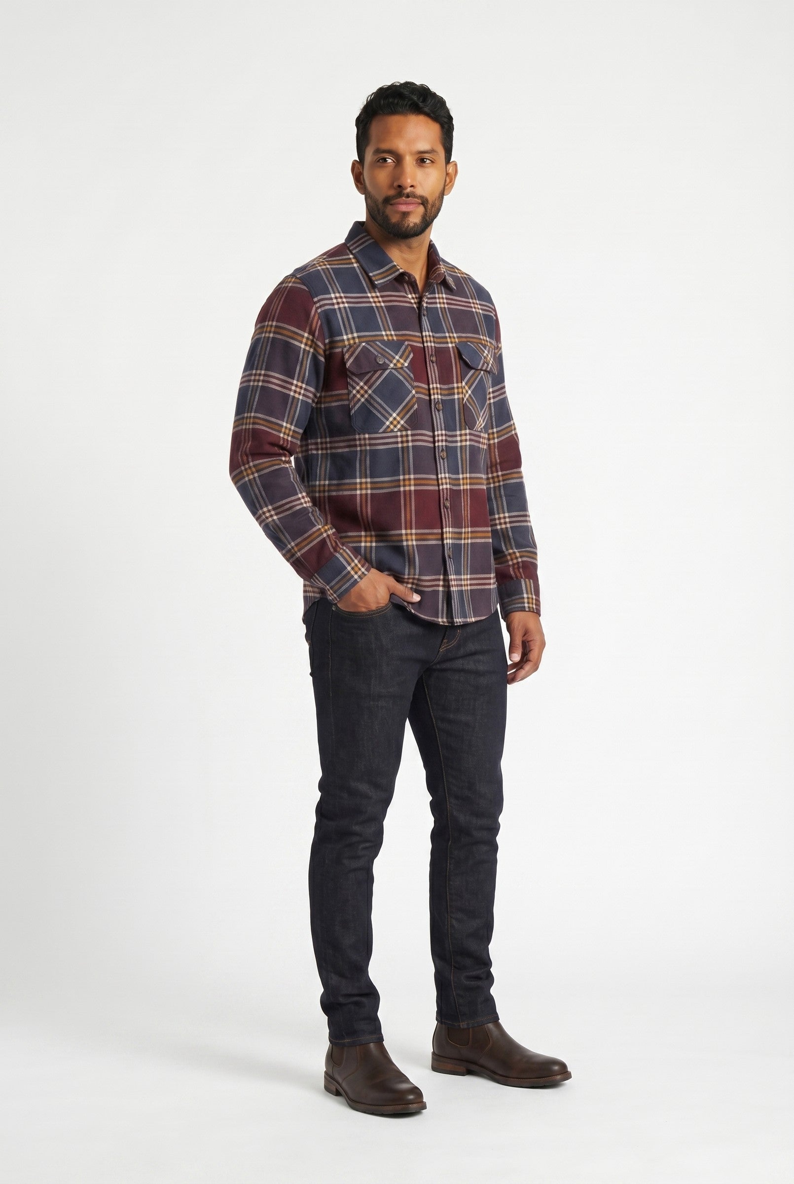 Men's Heritage Flannel Shirt | Blackstone London
