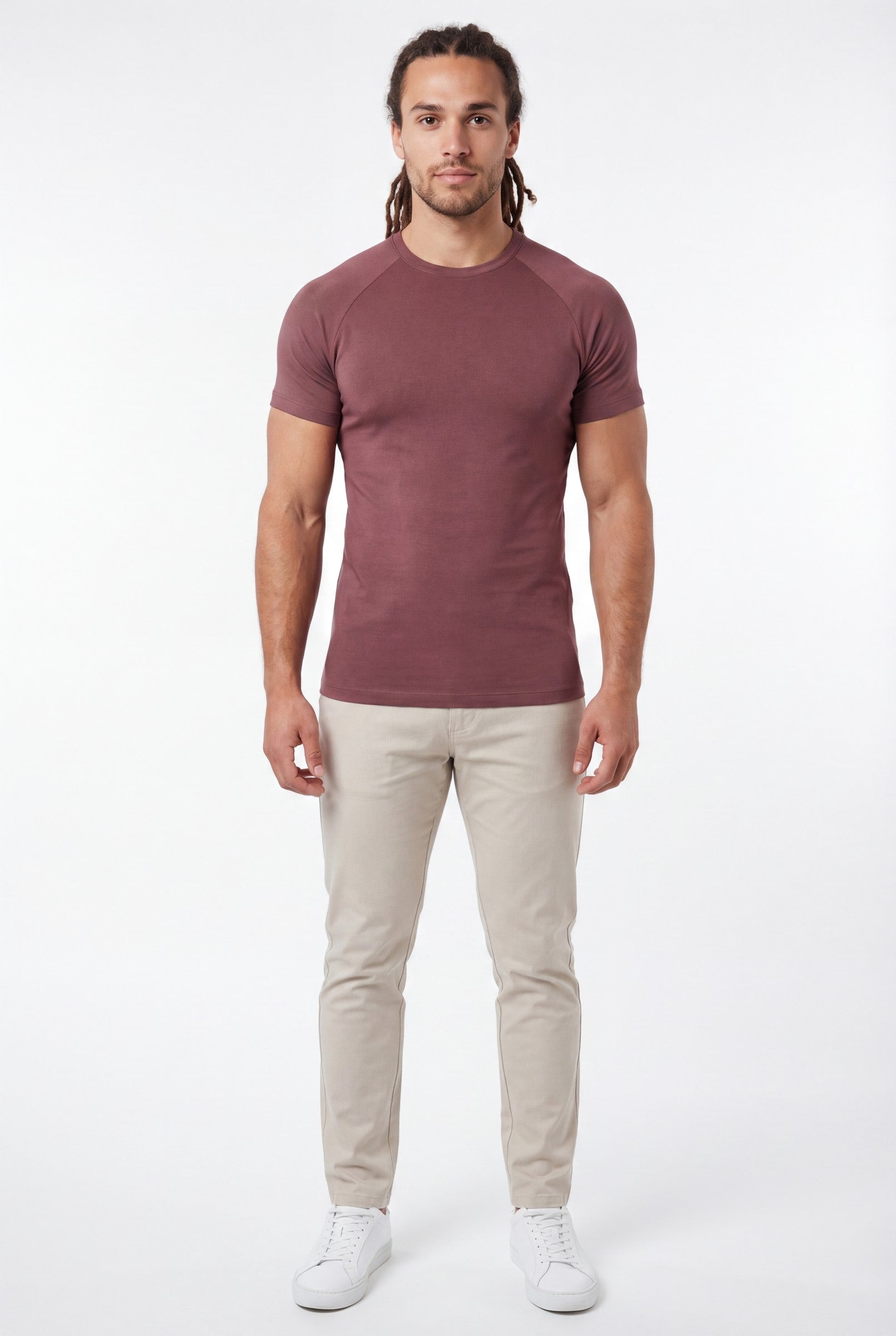 Men's Mercerised Cotton Crewneck T-Shirt | Blackstone London