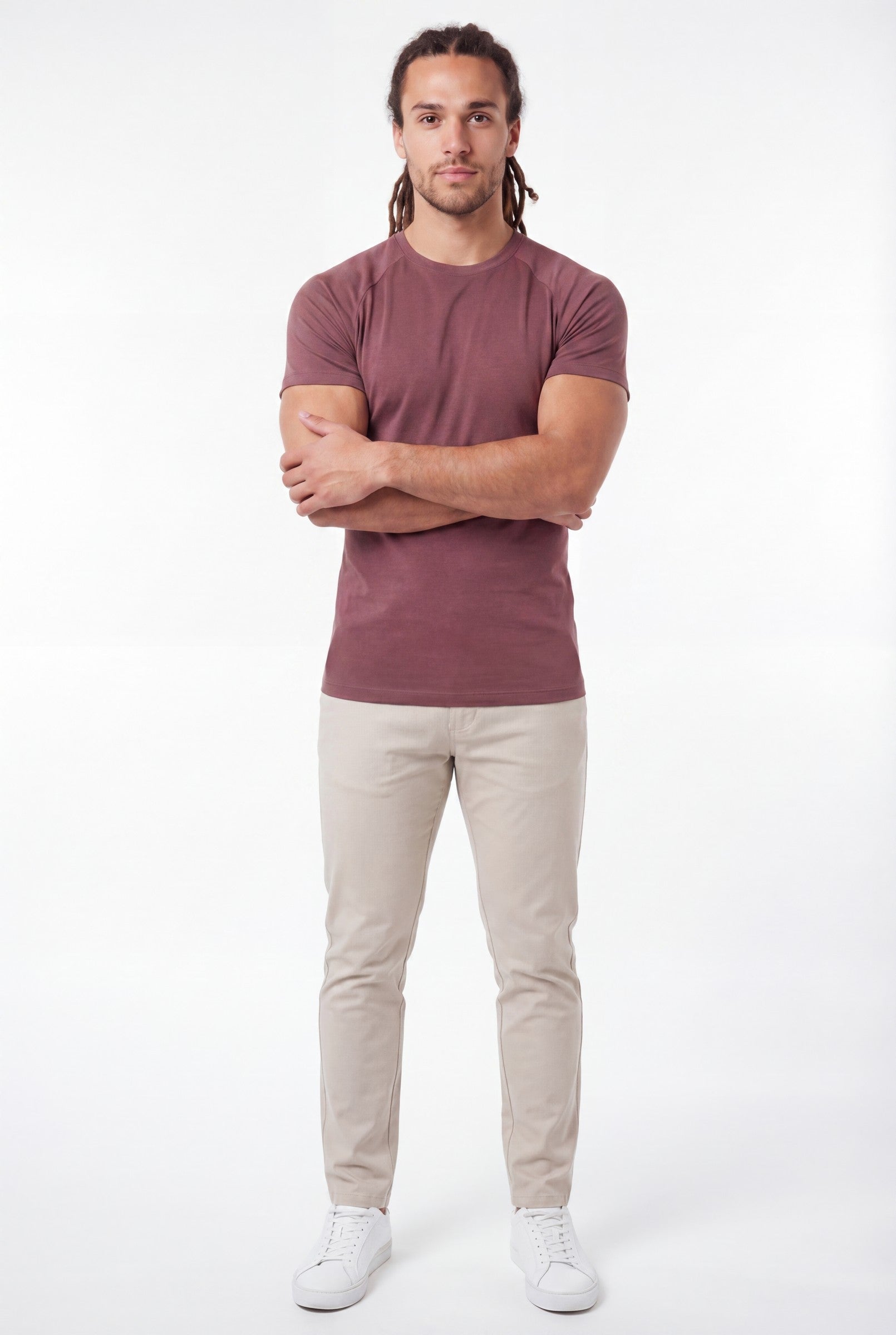 Men's Mercerised Cotton Crewneck T-Shirt | Blackstone London