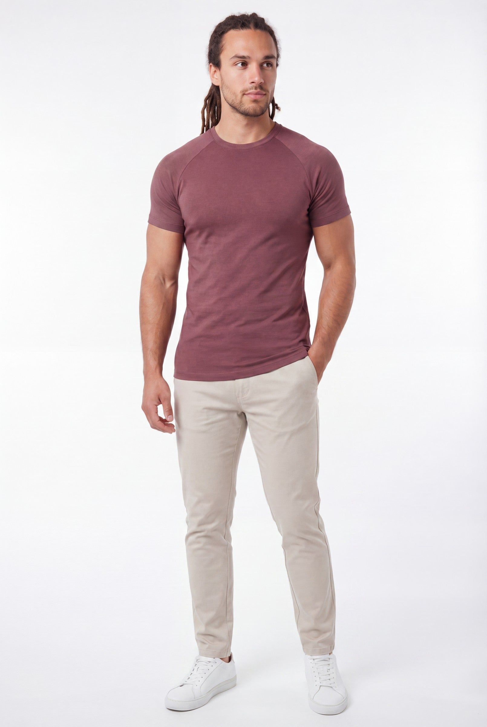 Men's Mercerised Cotton Crewneck T-Shirt | Blackstone London