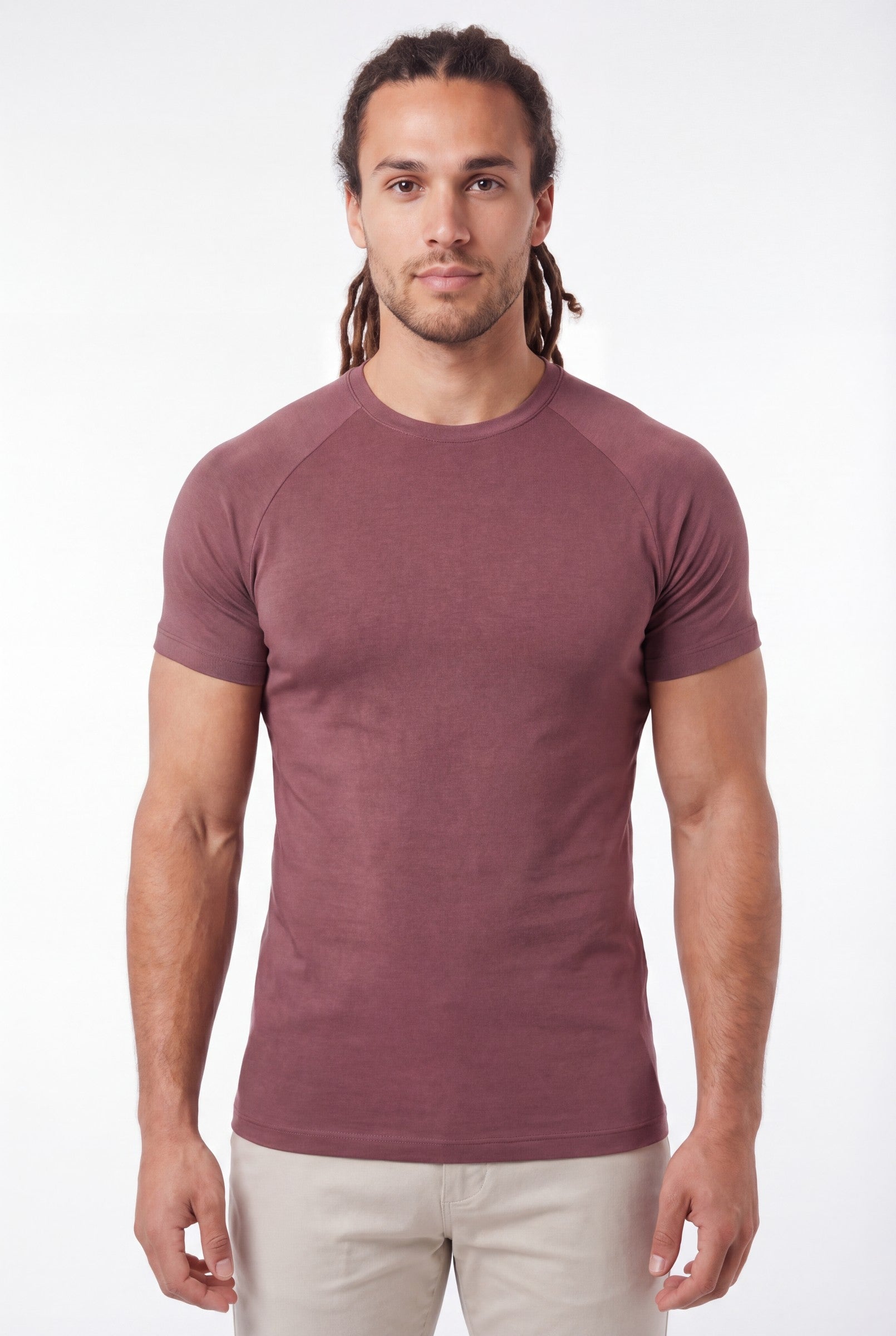 Men's Mercerised Cotton Crewneck T-Shirt | Blackstone London