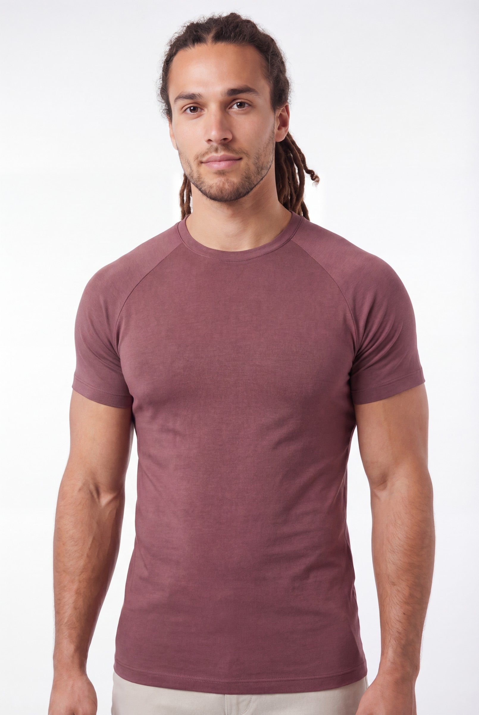 Men's Mercerised Cotton Crewneck T-Shirt | Blackstone London