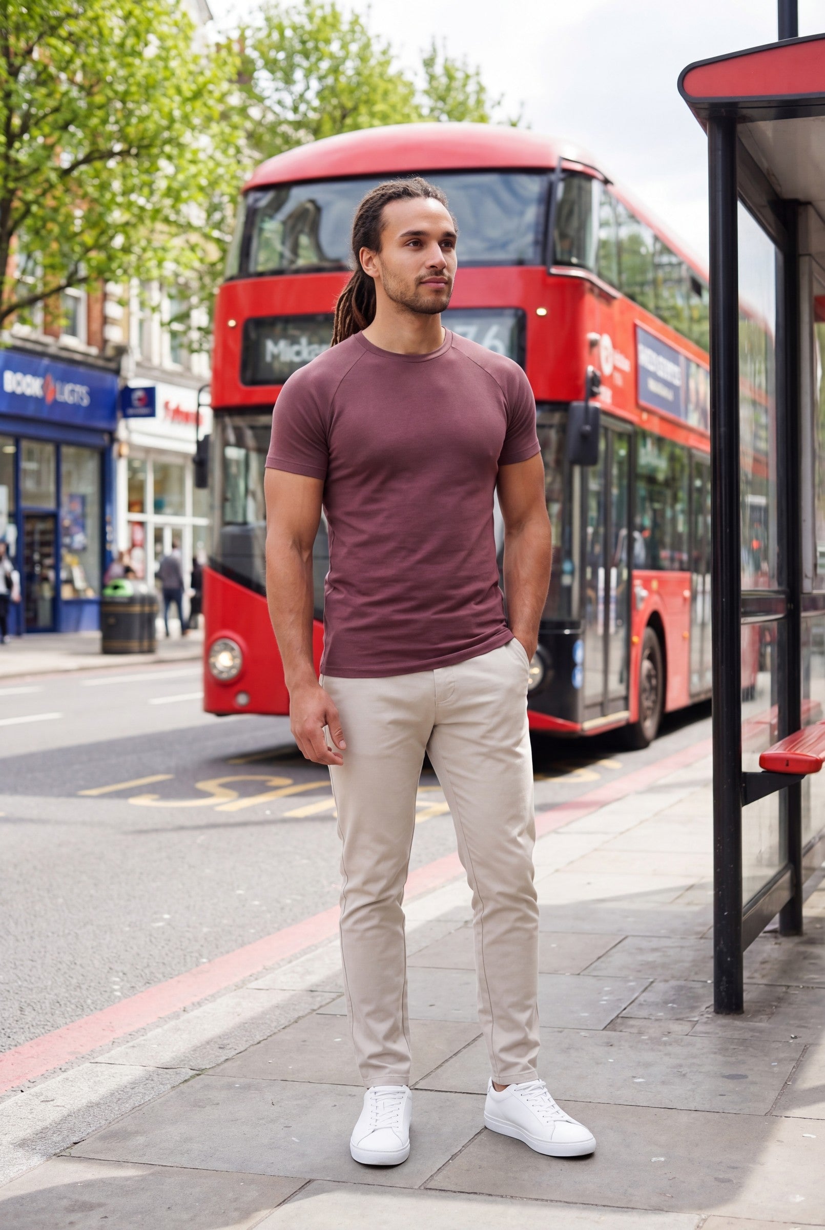 Men's Mercerised Cotton Crewneck T-Shirt | Blackstone London