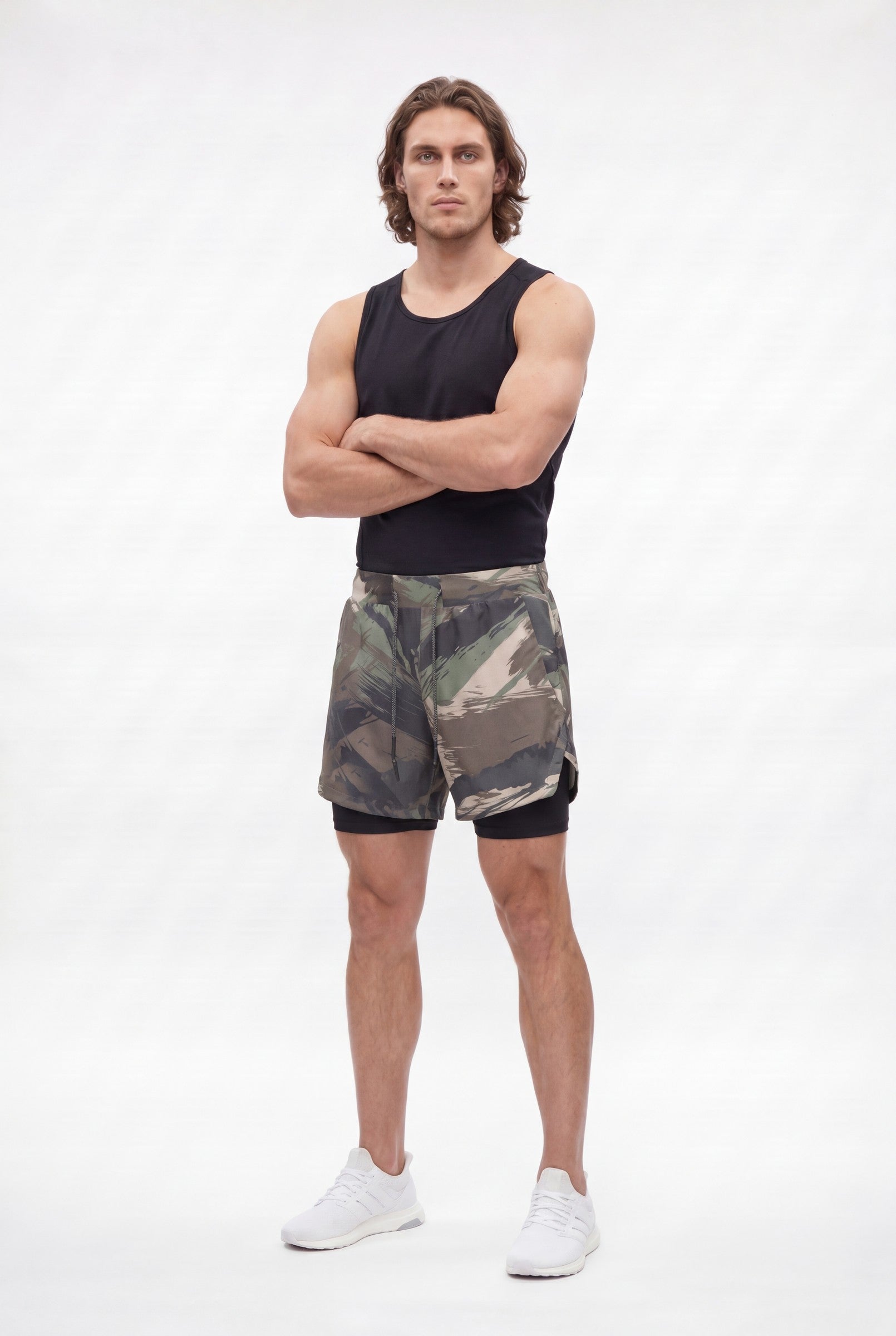 Men's Hybrid Compression Shorts | Blackstone London