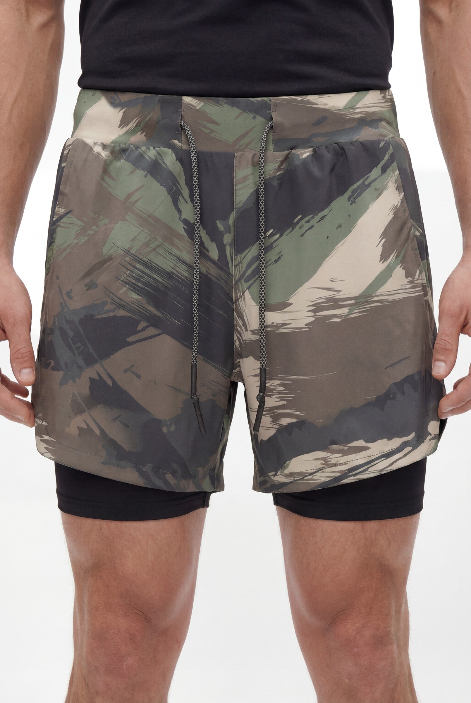 Men's Hybrid Compression Shorts | Blackstone London