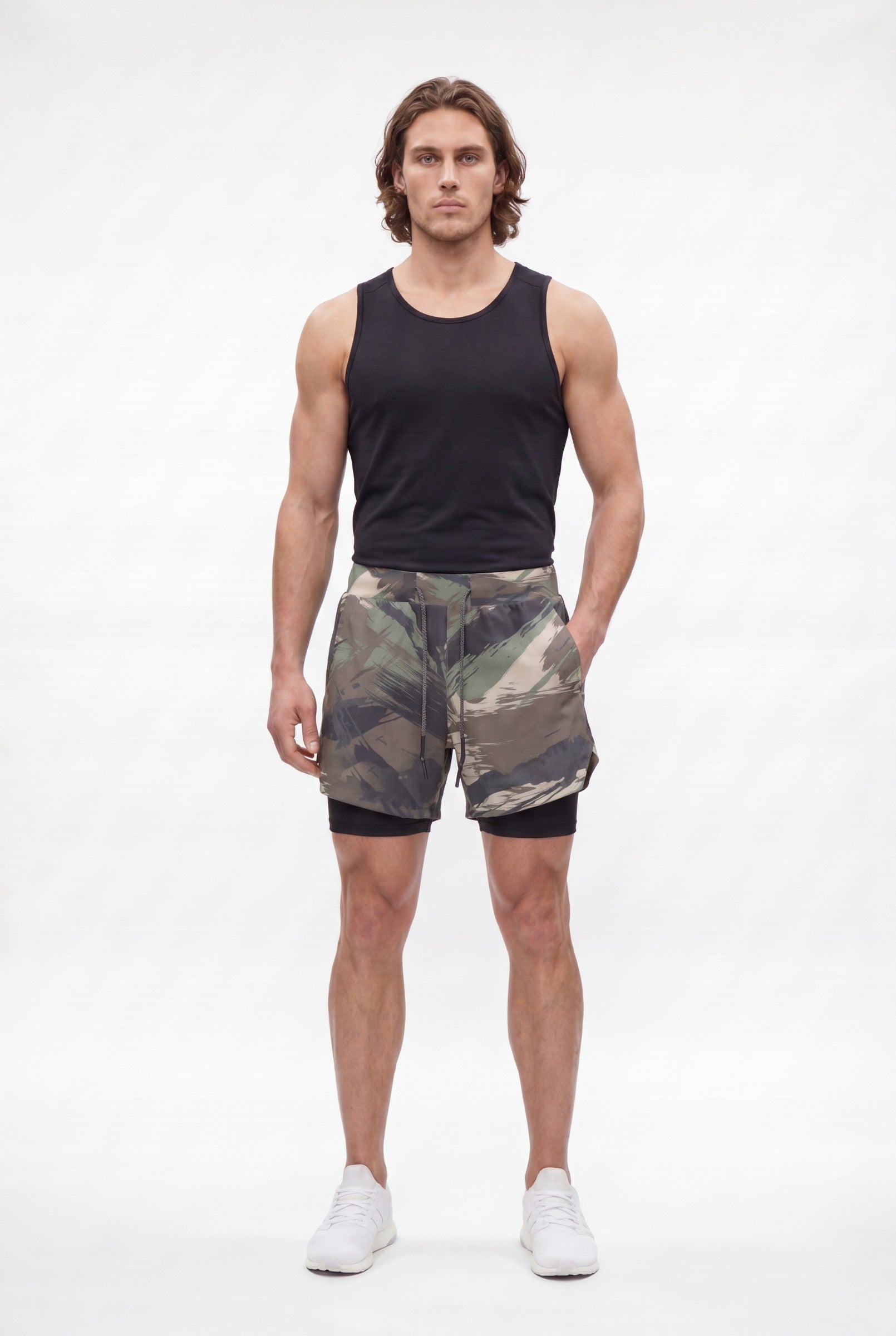 Men's Hybrid Compression Shorts | Blackstone London