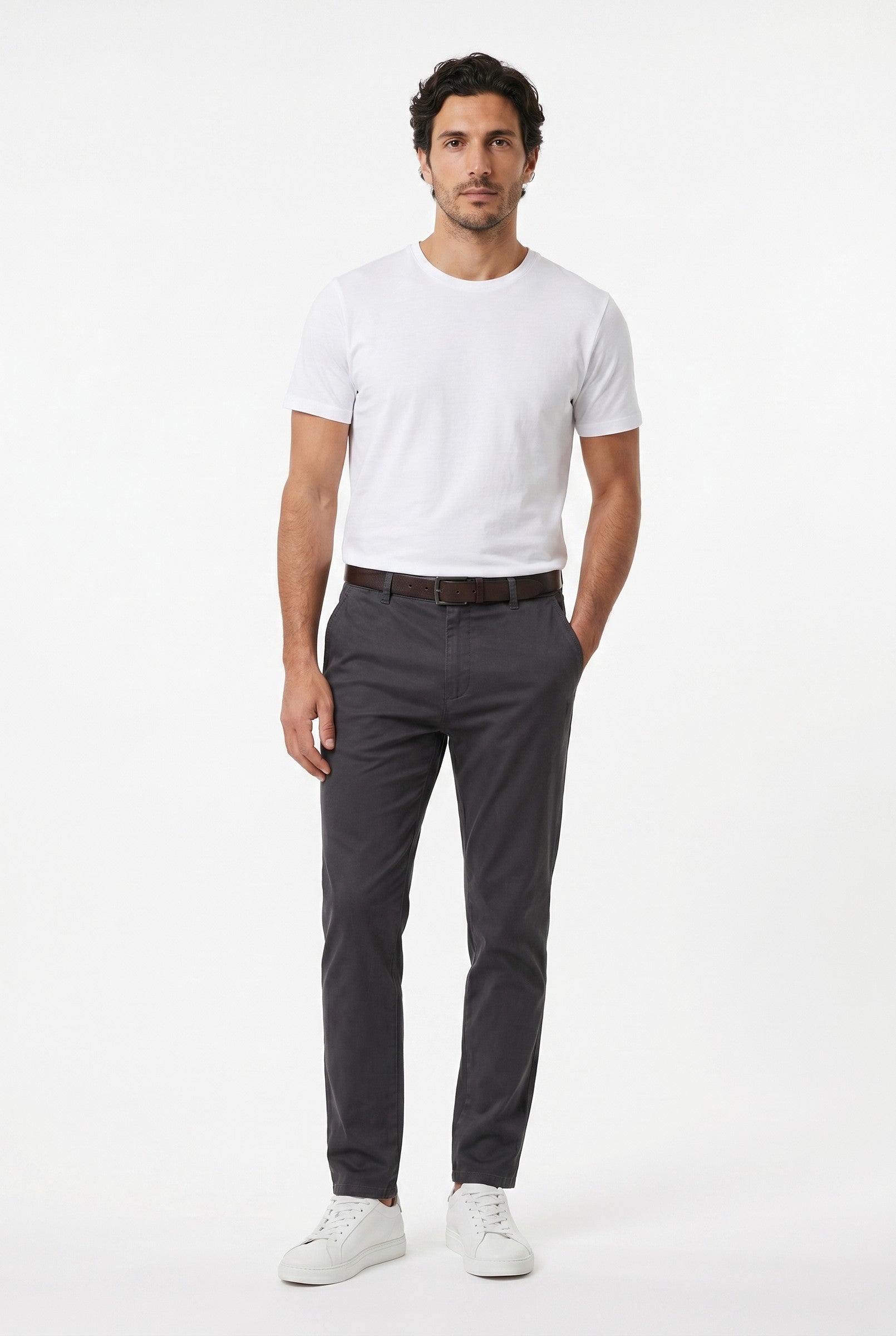 Men's Slim Fit Tailored Chino Trousers | Blackstone London