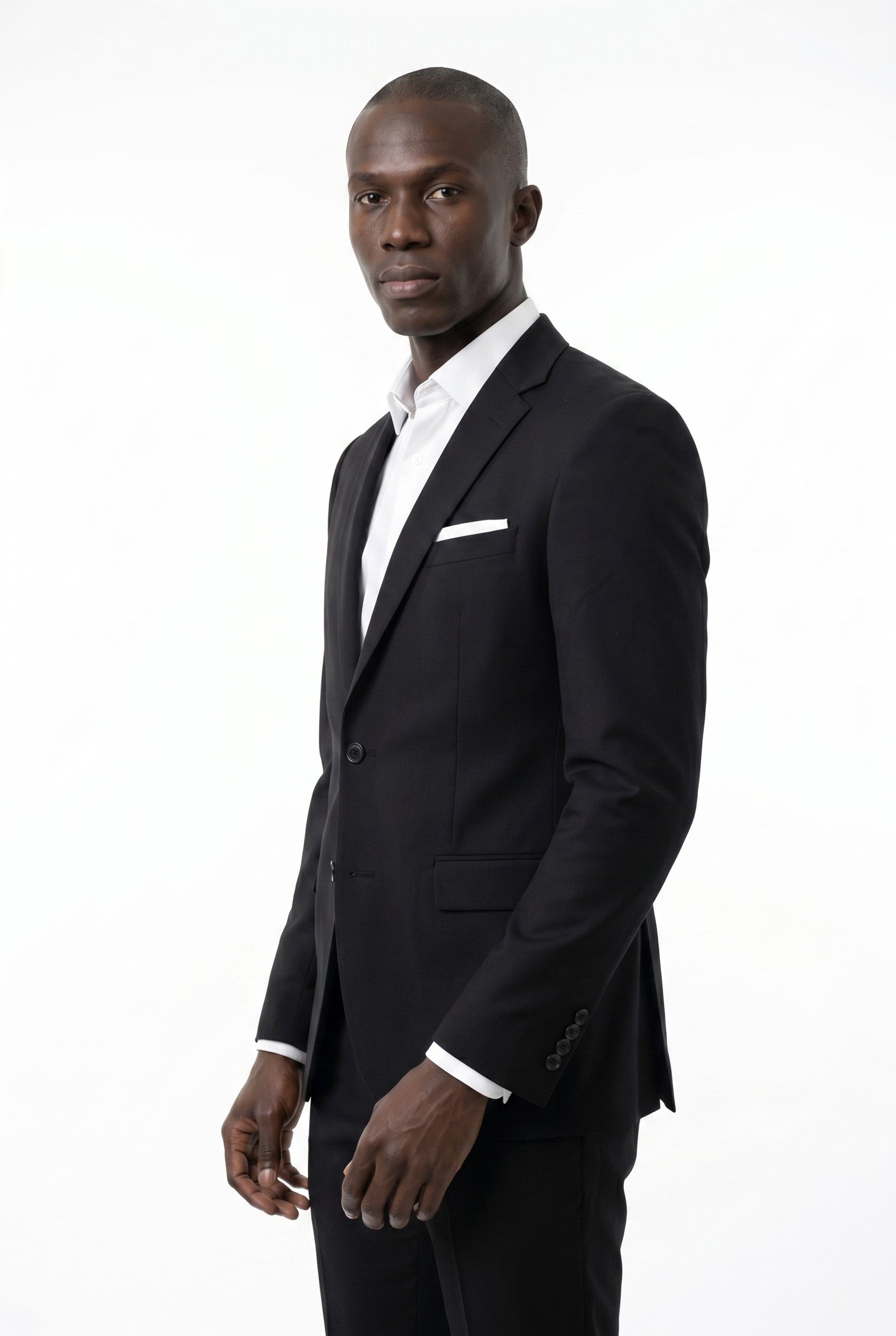 Men's Charcoal Slim Fit Two-Piece Suit | Blackstone London