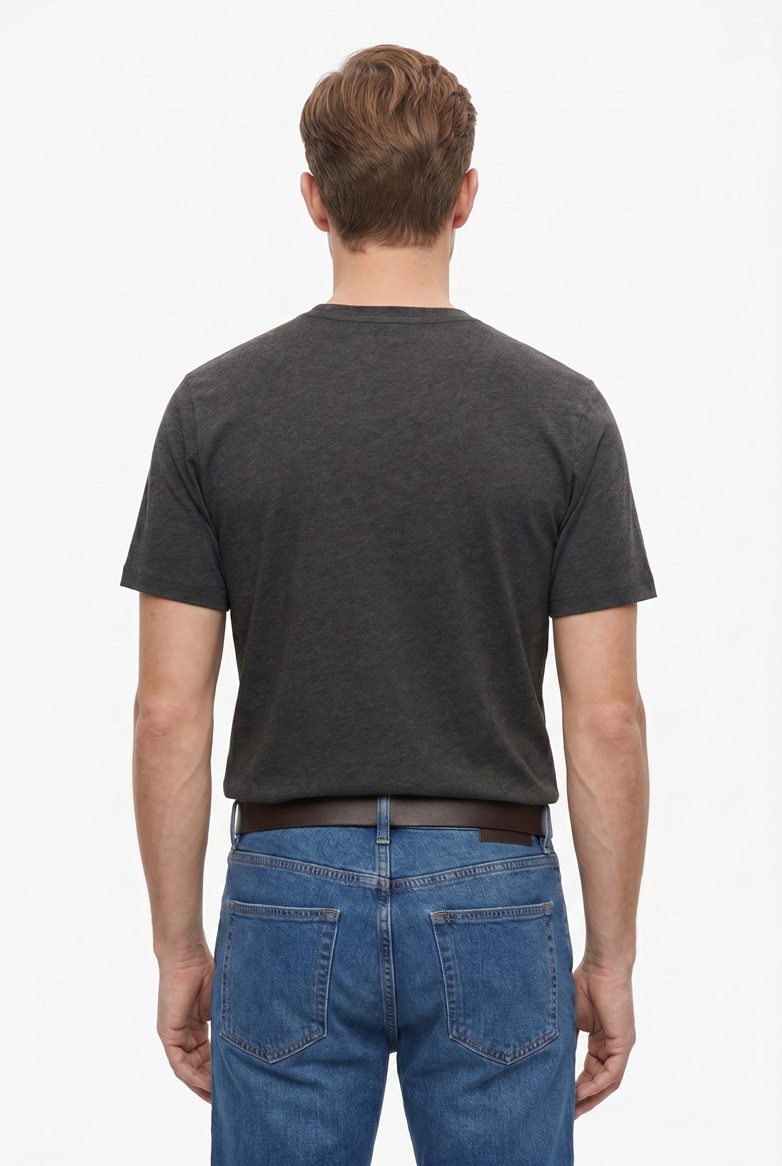 Men's Midweight Cotton Crew Neck T-Shirt | Blackstone London