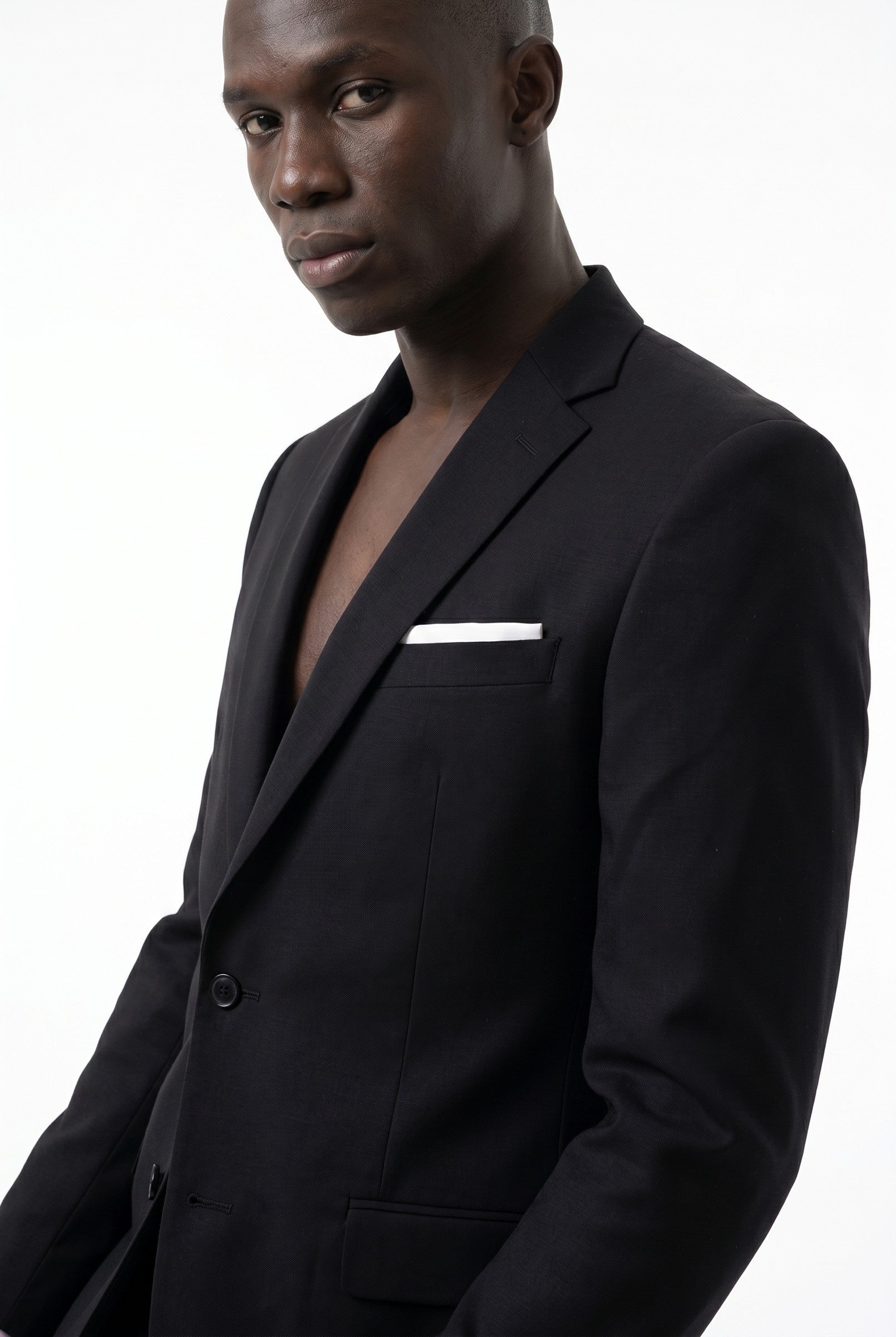 Men's Charcoal Slim Fit Two-Piece Suit | Blackstone London