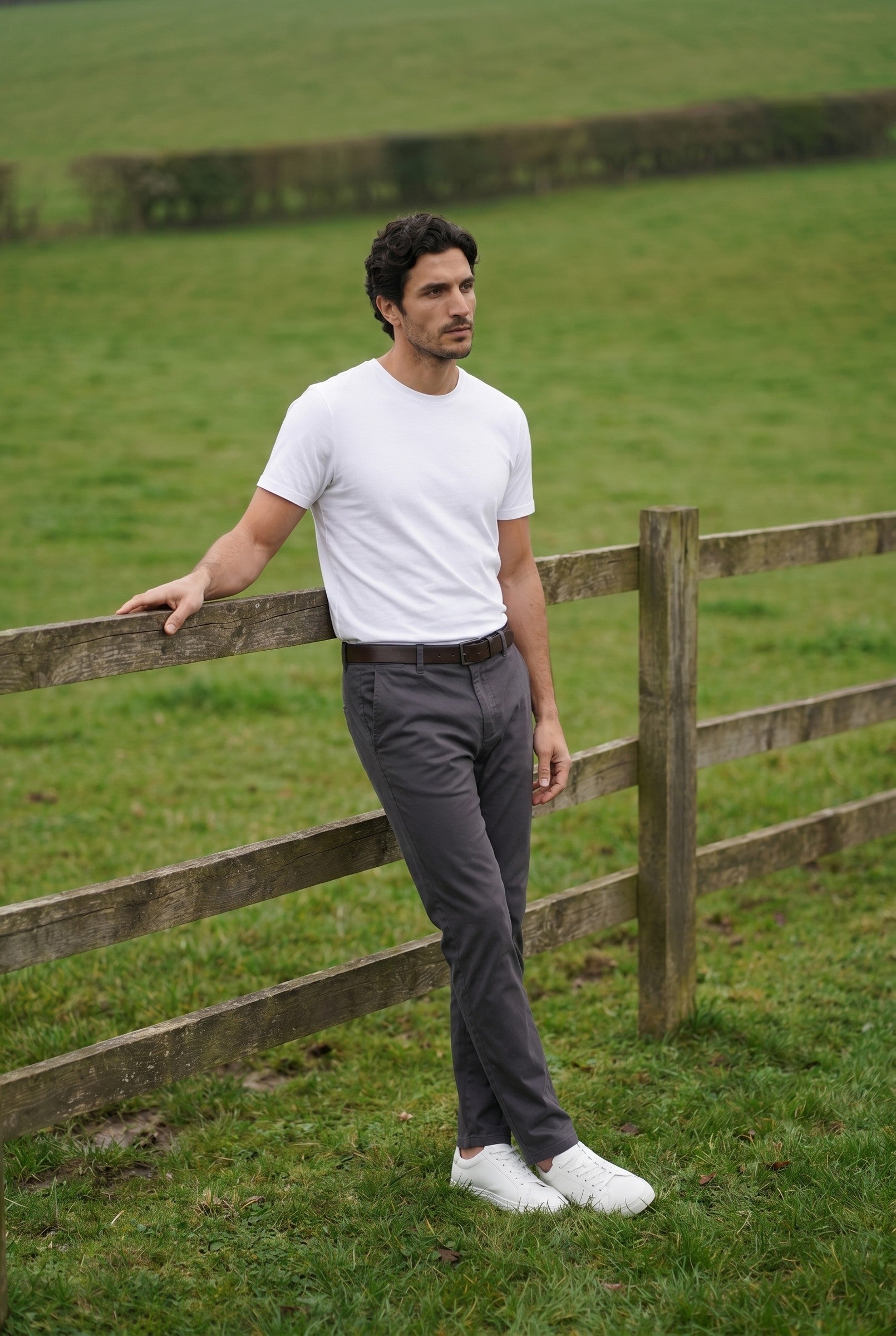 Men's Slim Fit Tailored Chino Trousers | Blackstone London