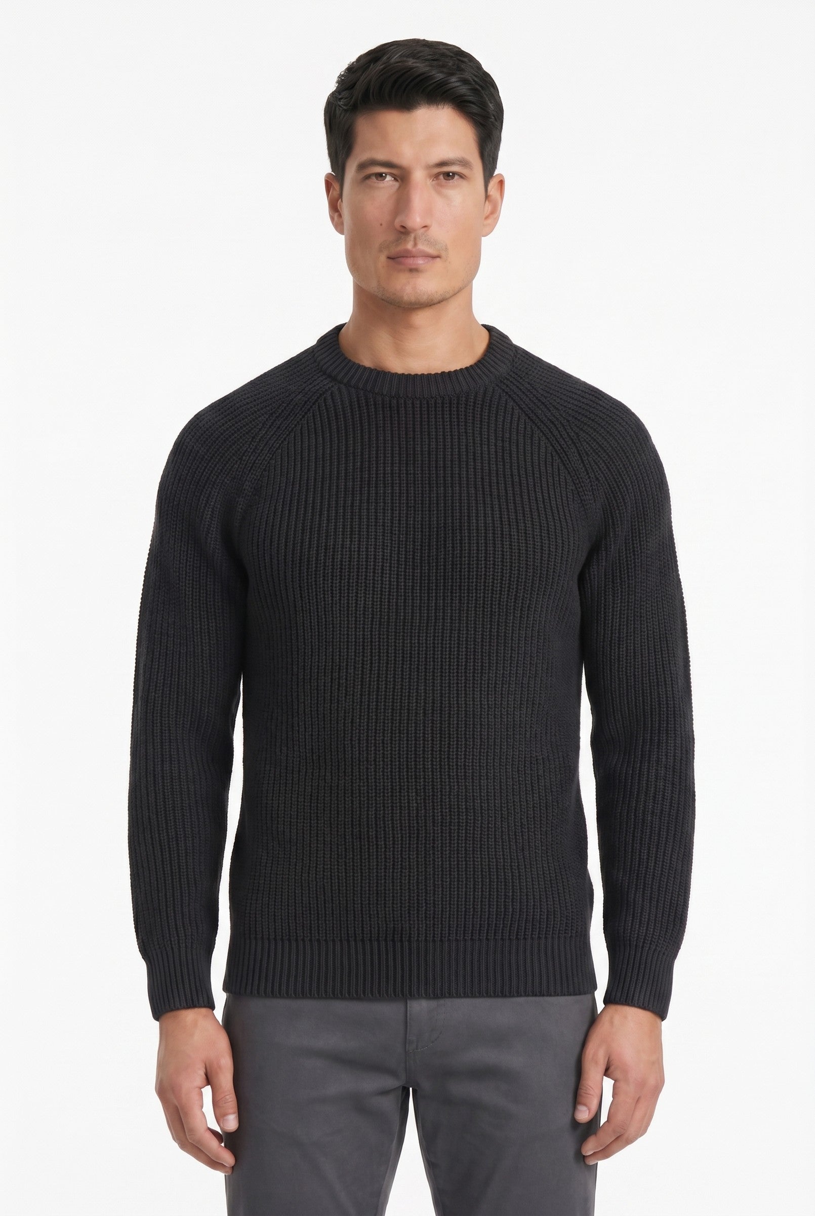 Men's 100% Cotton Fisherman Knit Jumper | Blackstone London