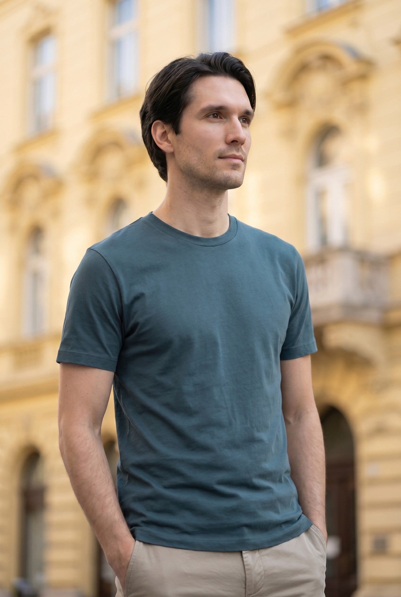 Men's Riviera Crew Neck T-Shirt | Blackstone London