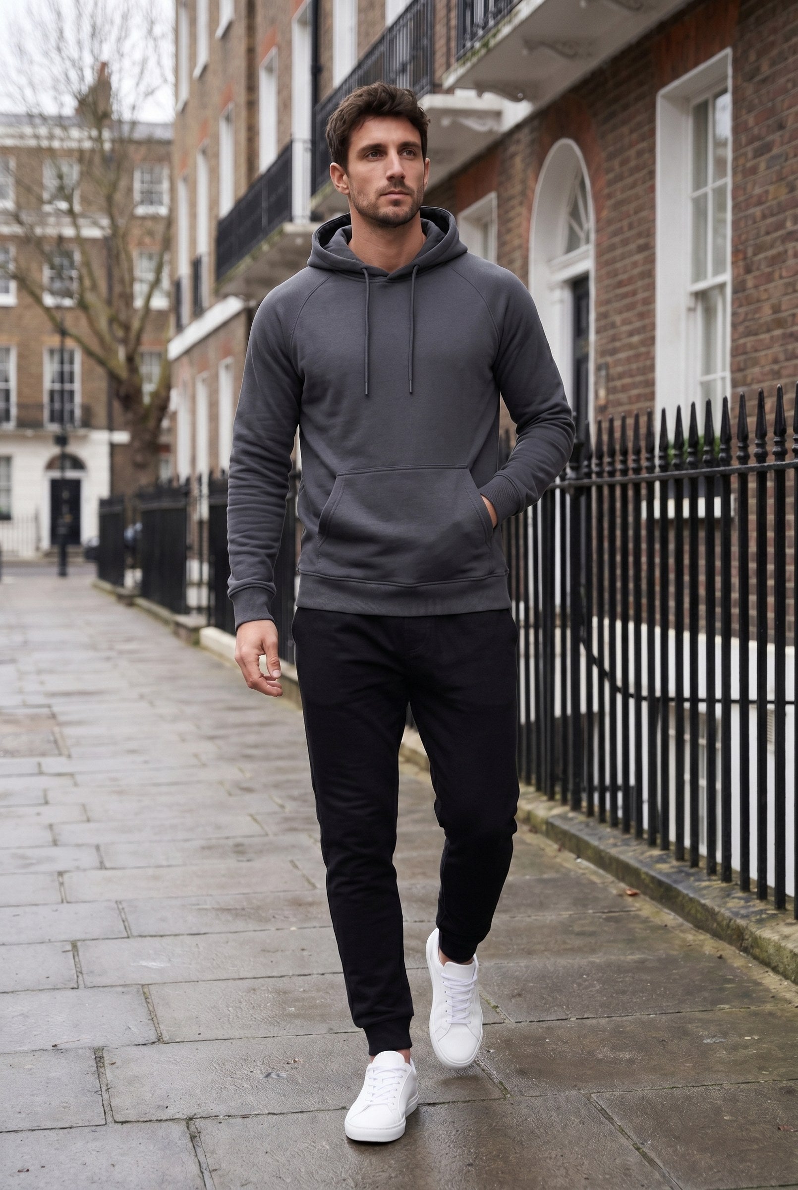 Men's Pro Fleece Pullover Hoodie | Blackstone London