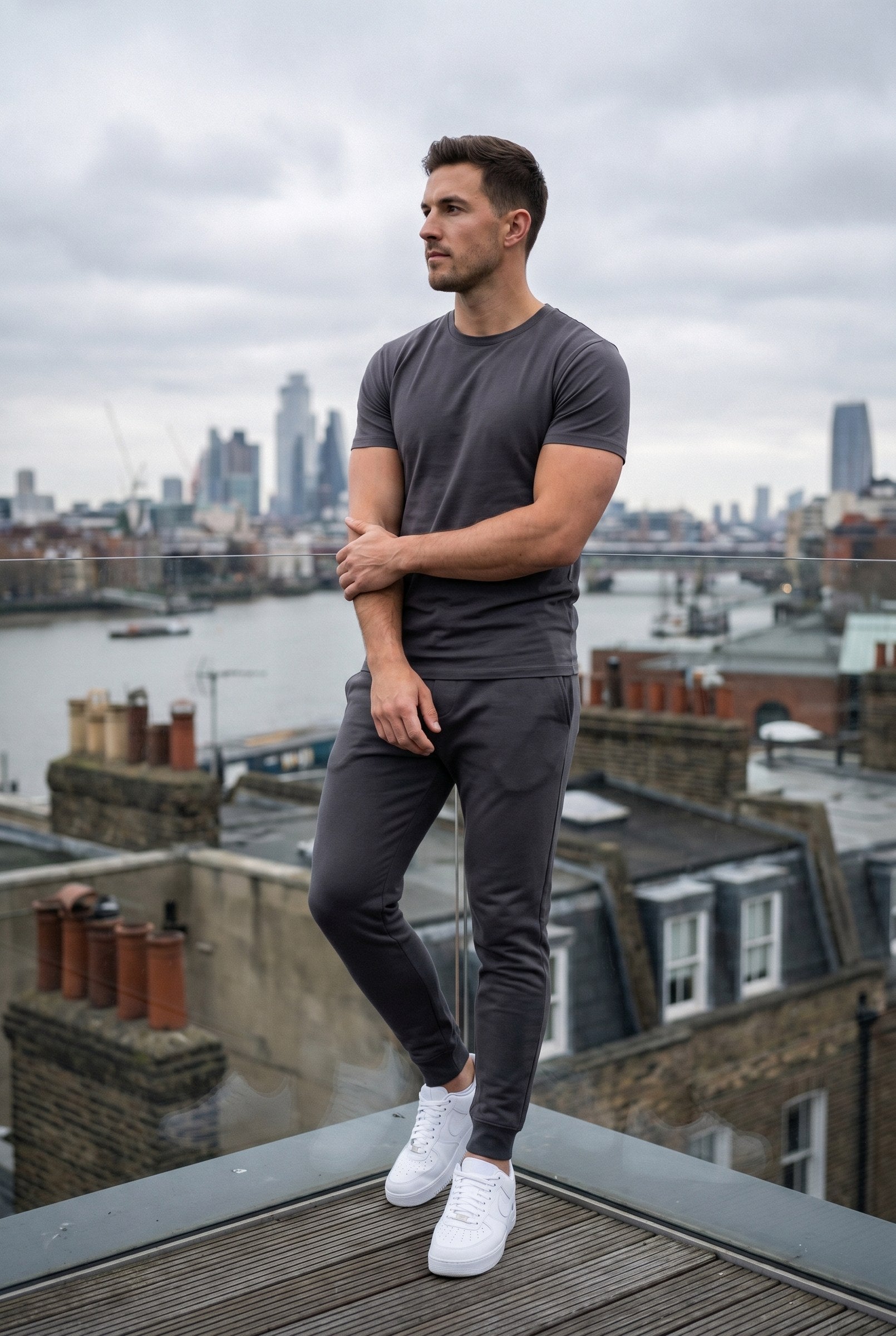 Men's Pro Fleece Tapered Joggers | Blackstone London