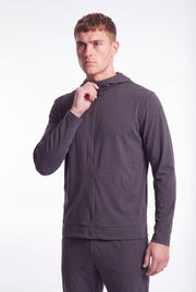 Men's Soft Knit Hooded Jacket | Blackstone London