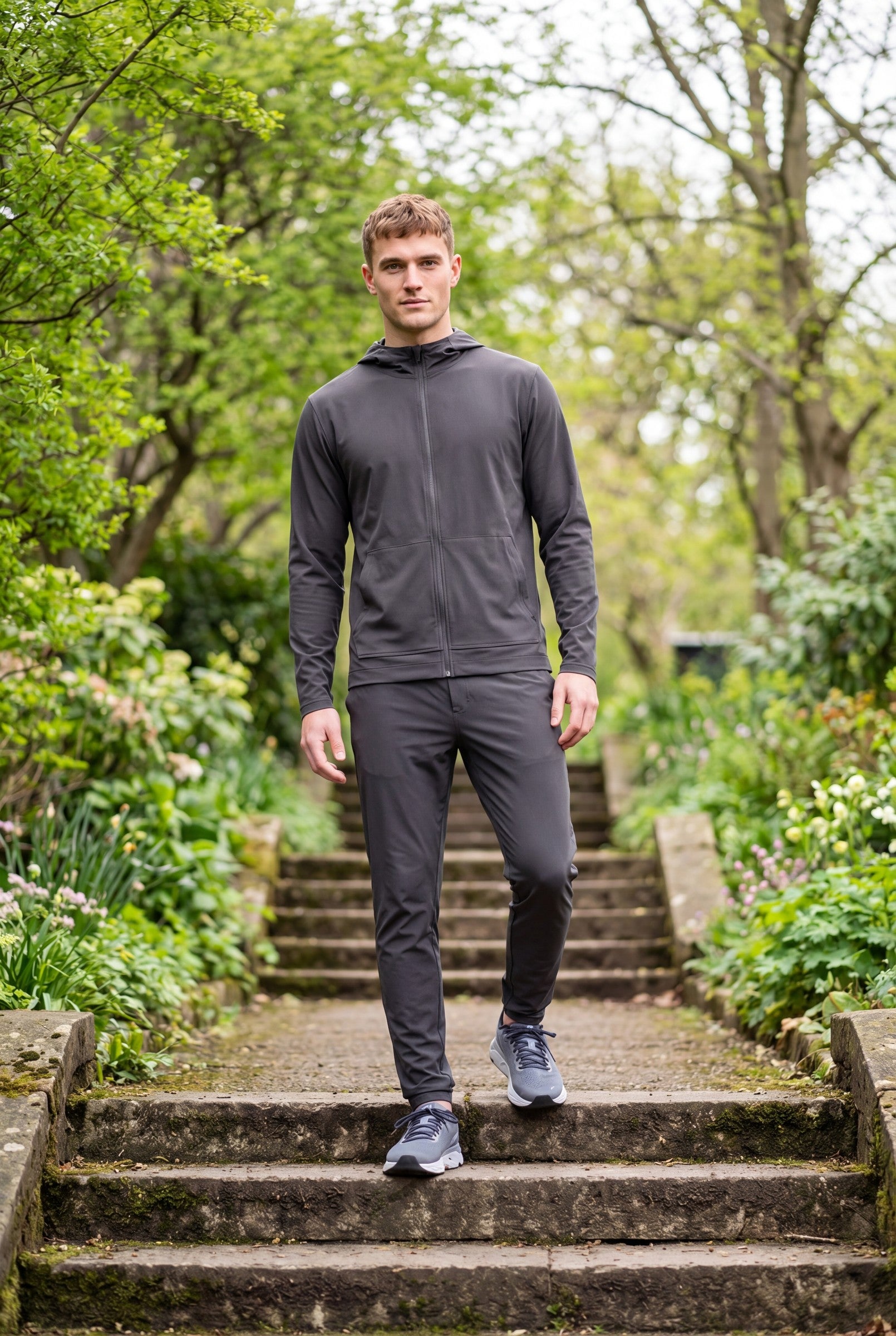 Men's Soft Knit Hooded Jacket | Blackstone London