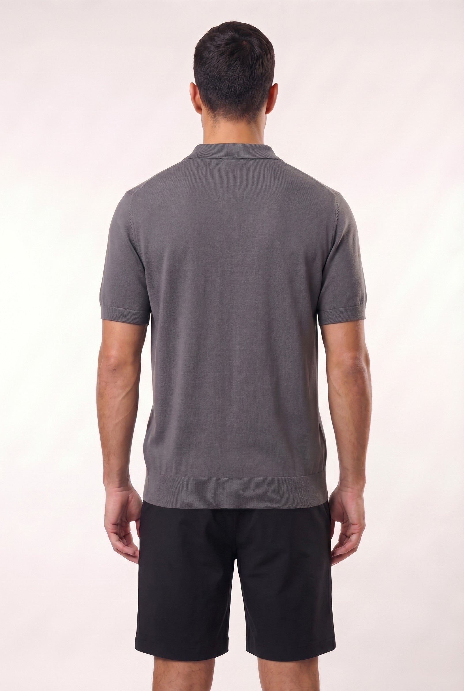 Men's Fine Knit Polo Shirt | Blackstone London