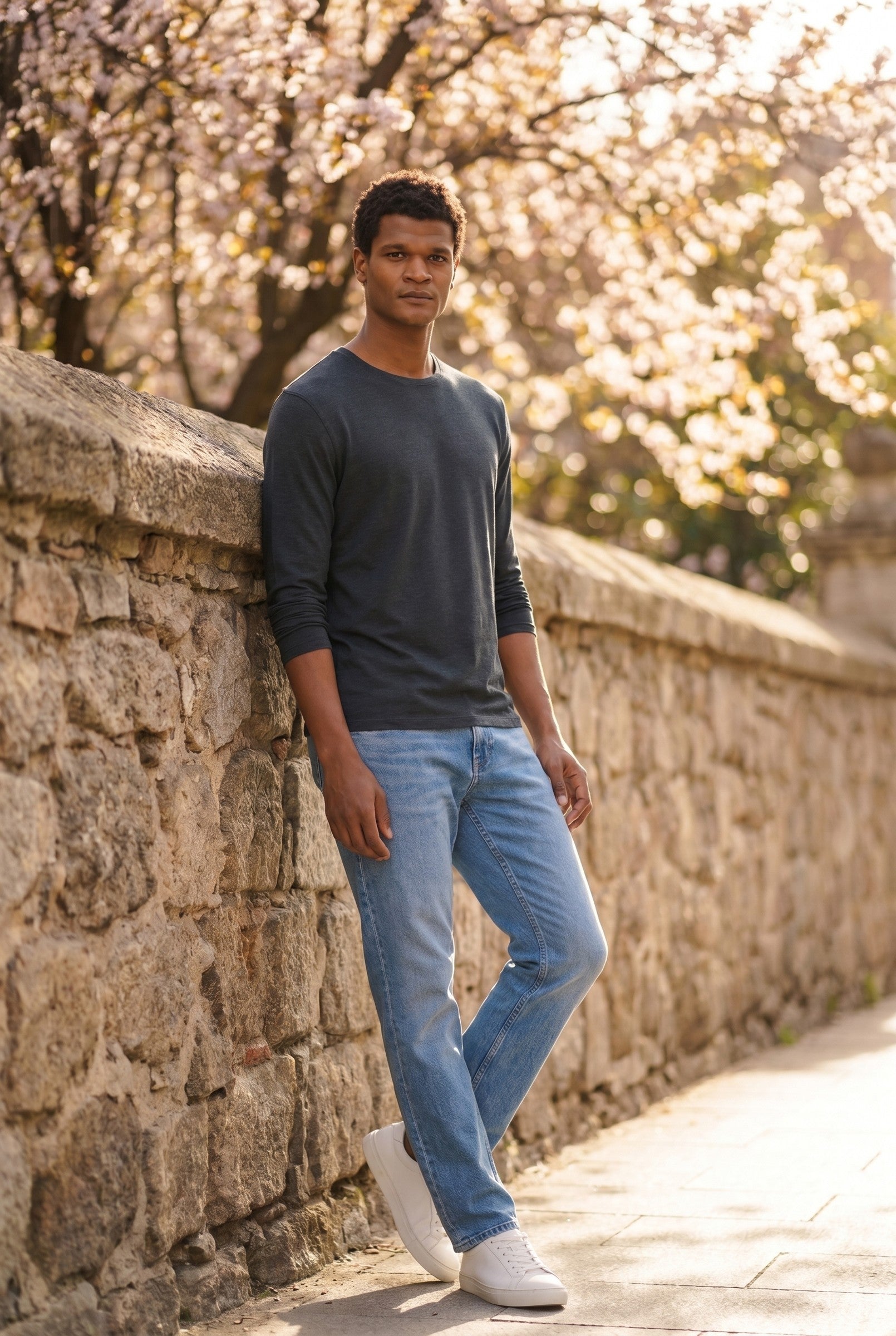 Men's Long-Sleeve Modal T-Shirt | Blackstone London