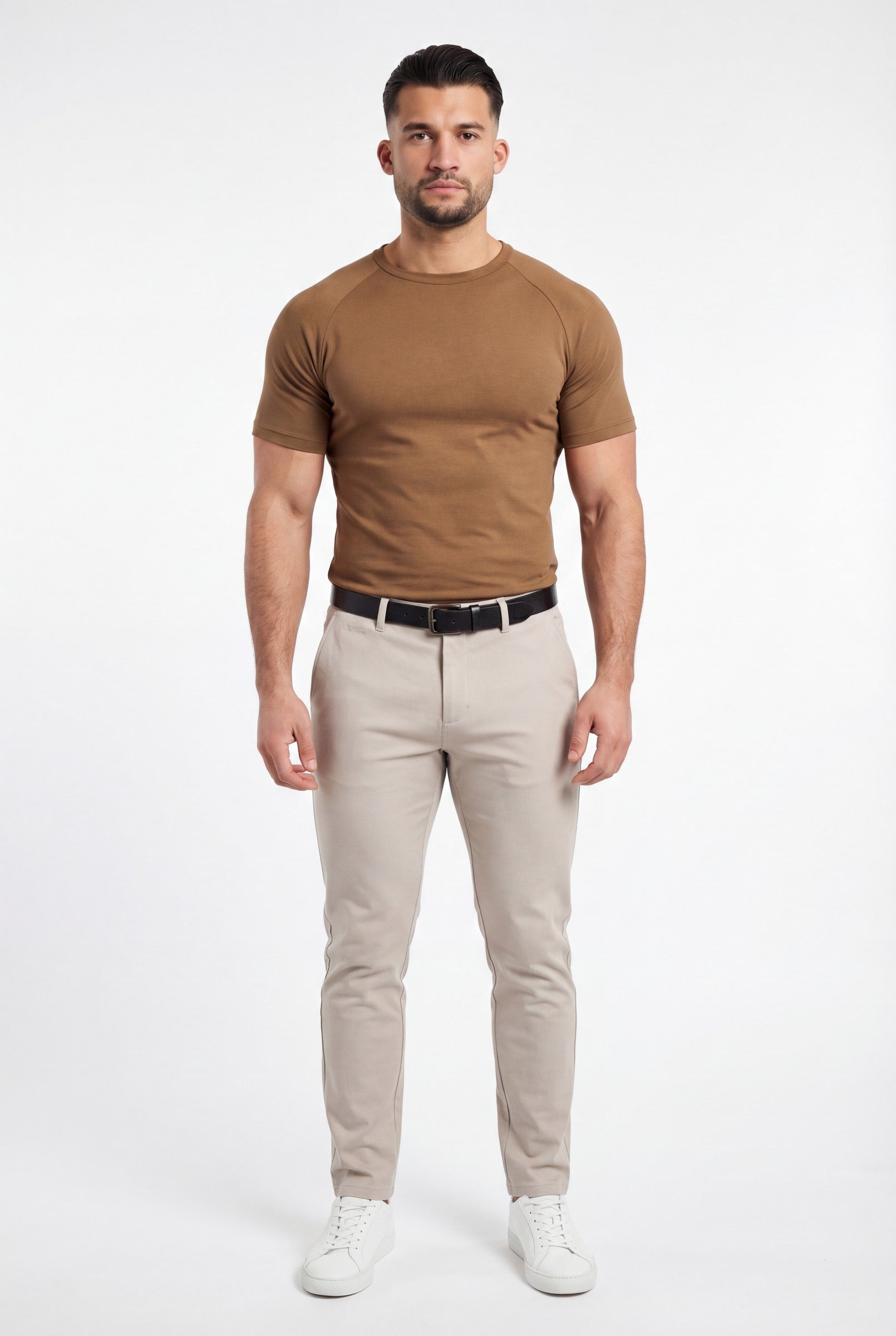 Men's Mercerised Cotton Crewneck T-Shirt | Blackstone London
