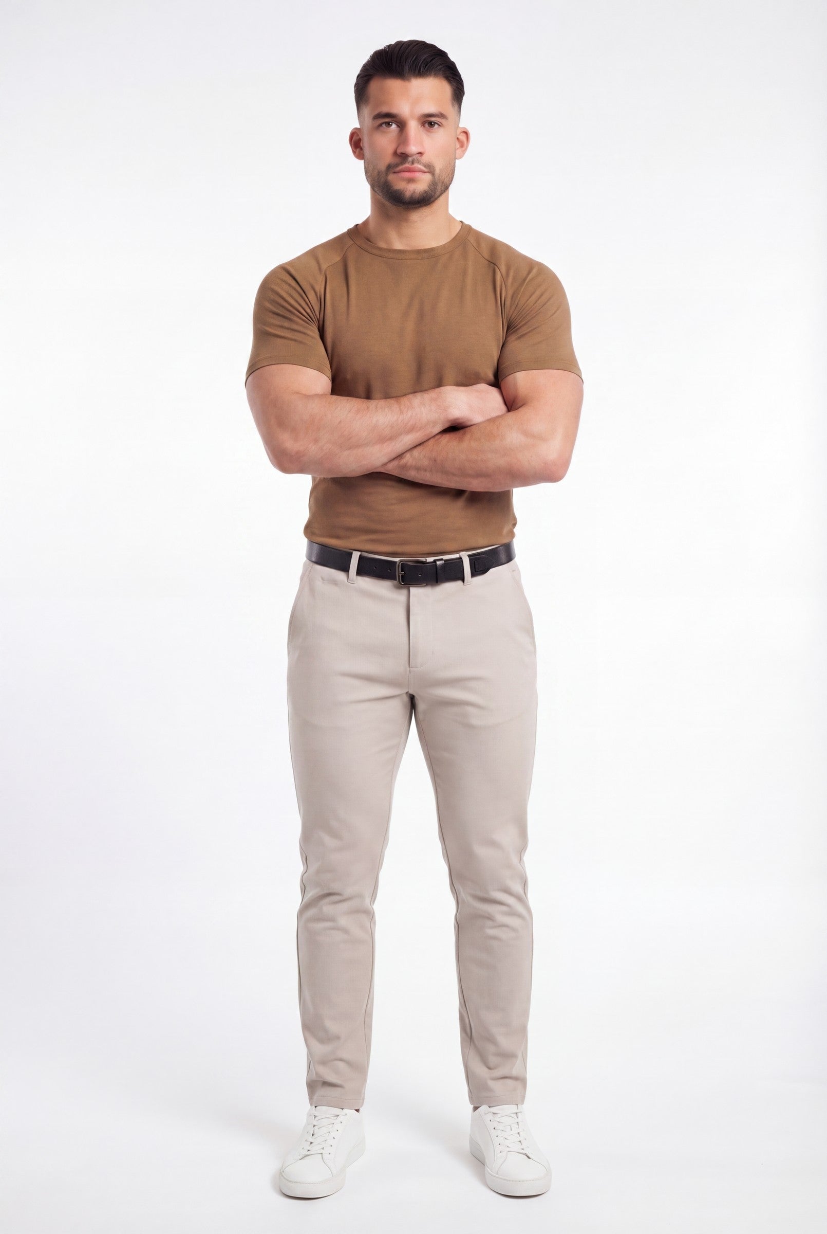 Men's Mercerised Cotton Crewneck T-Shirt | Blackstone London