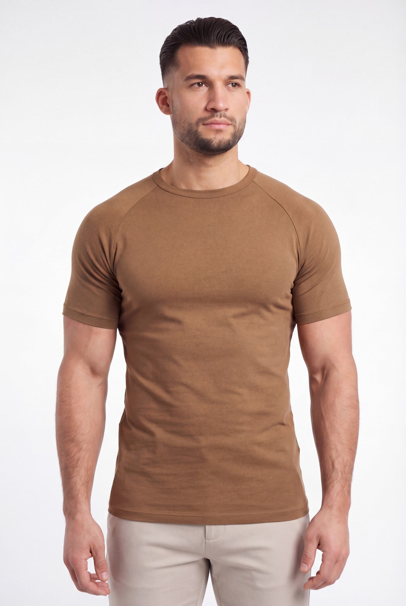 Men's Mercerised Cotton Crewneck T-Shirt | Blackstone London
