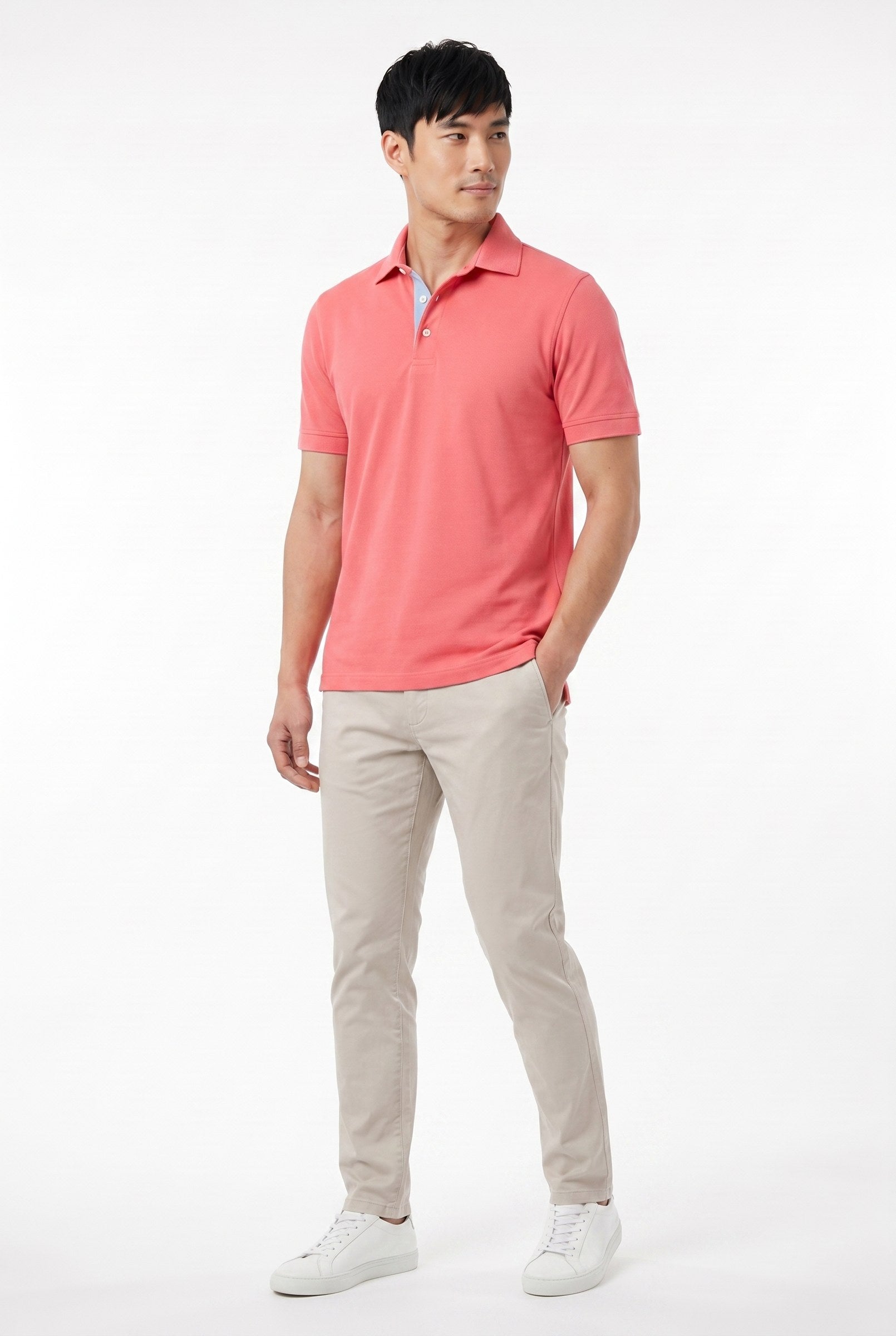 Men's Classic Fit Pique Polo Shirt | Blackstone London
