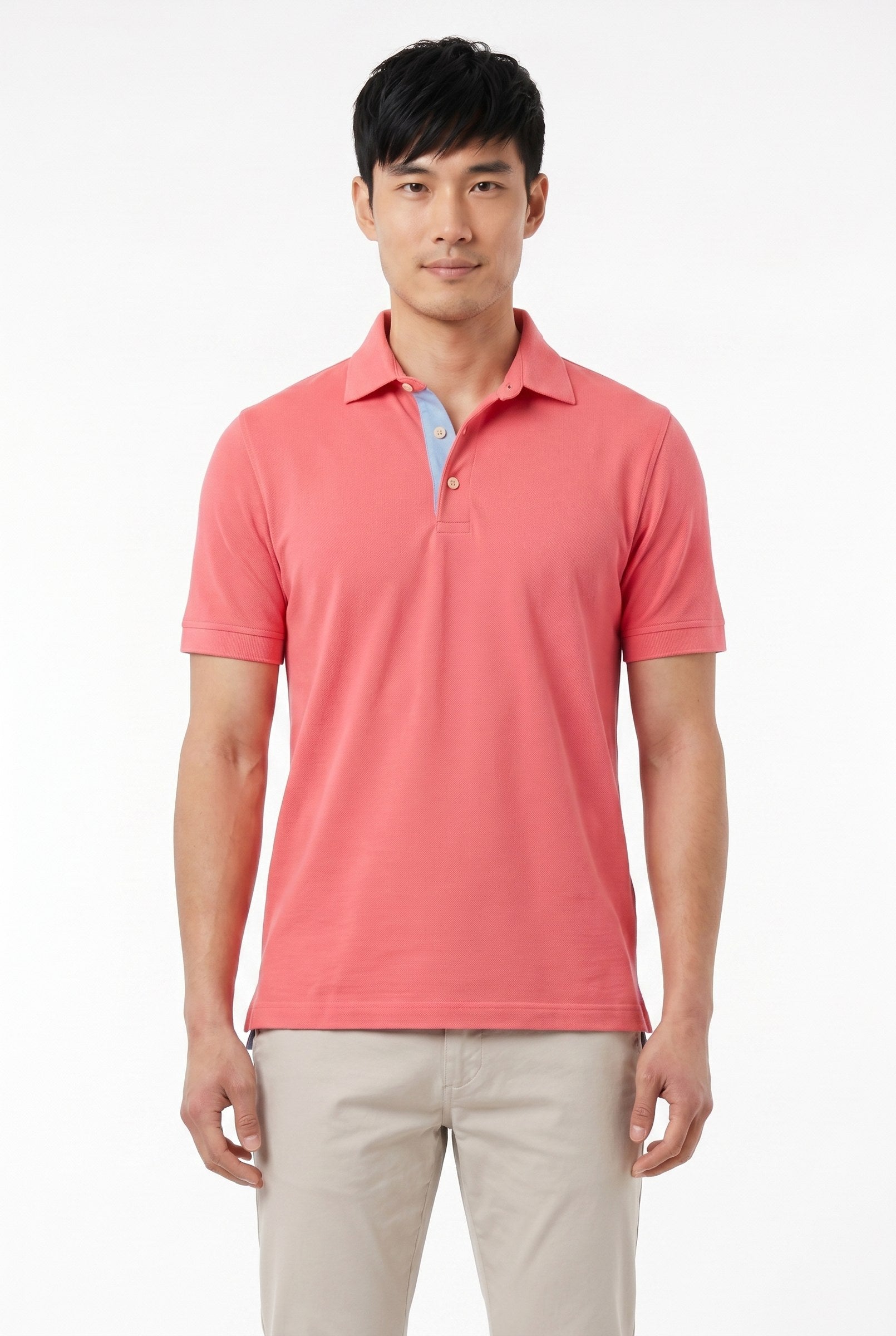 Men's Classic Fit Pique Polo Shirt | Blackstone London