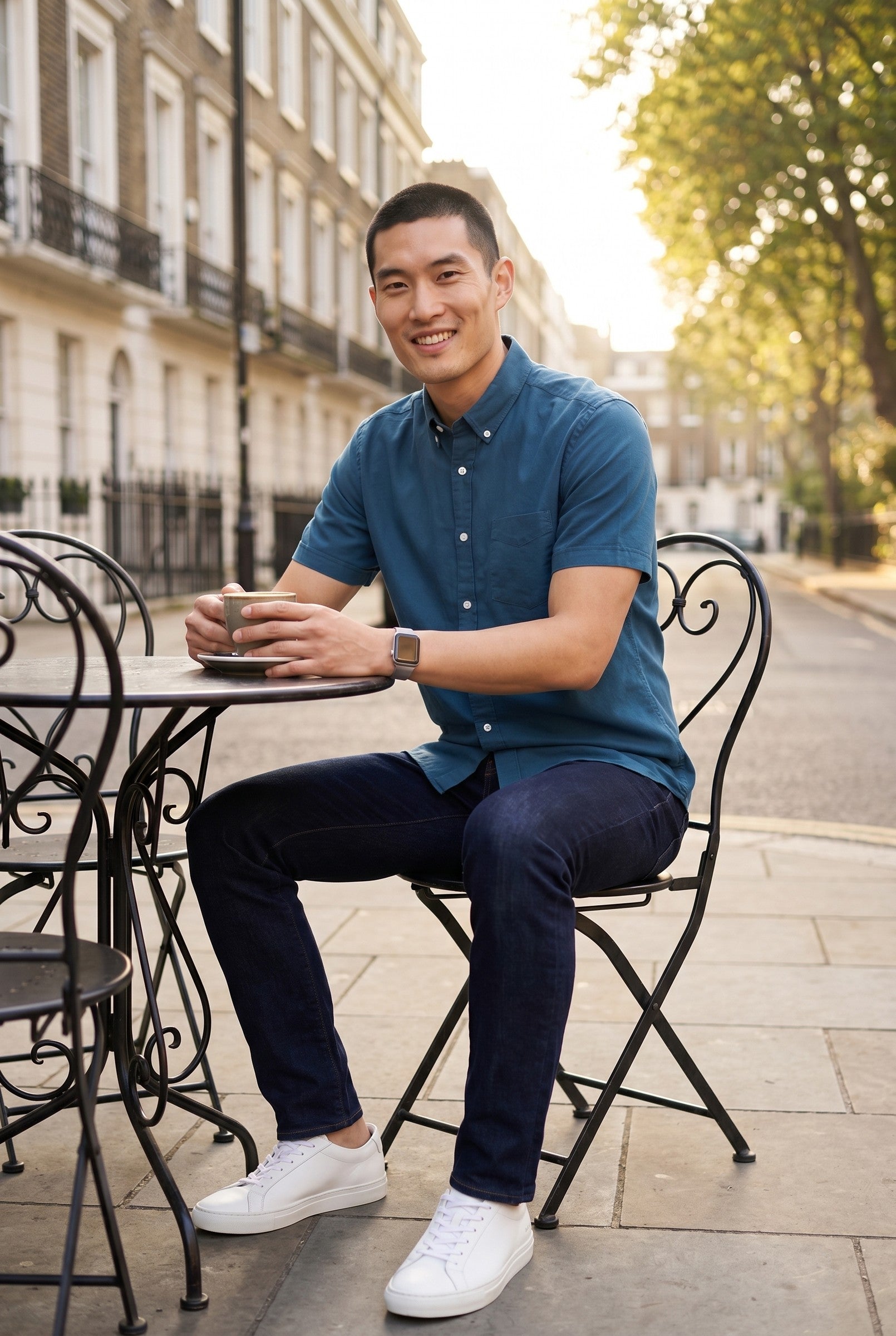 Men's Brewer Short-Sleeve Oxford Shirt | Blackstone London