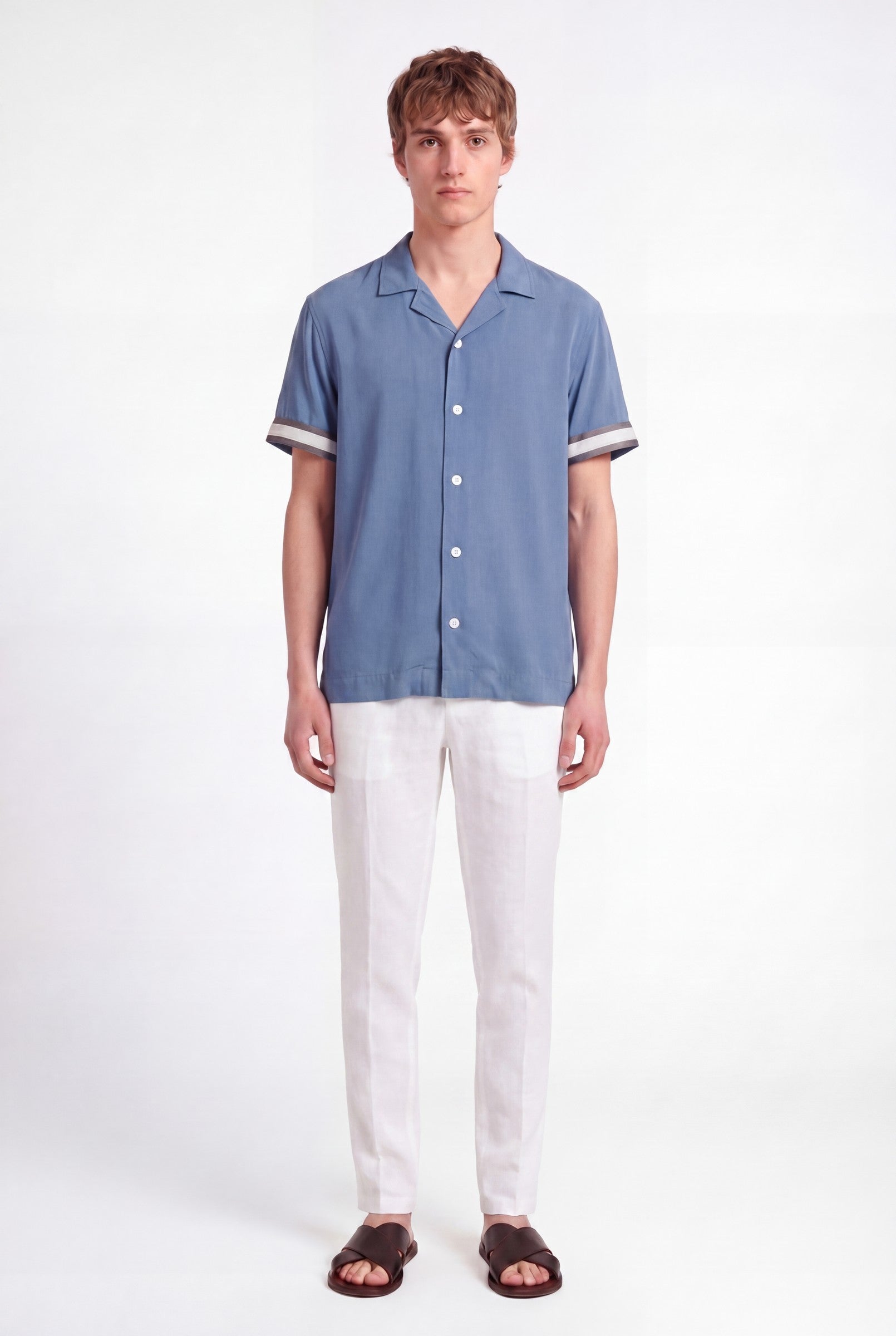 Men's Ecovero Viscose Resort Shirt | Blackstone London
