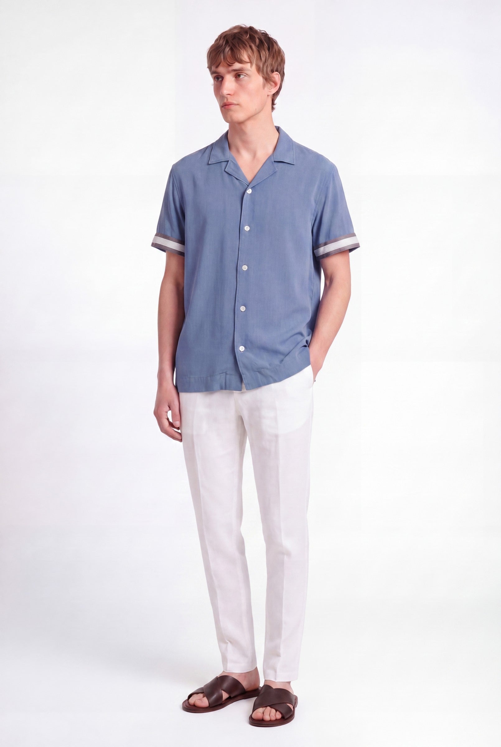 Men's Ecovero Viscose Resort Shirt | Blackstone London
