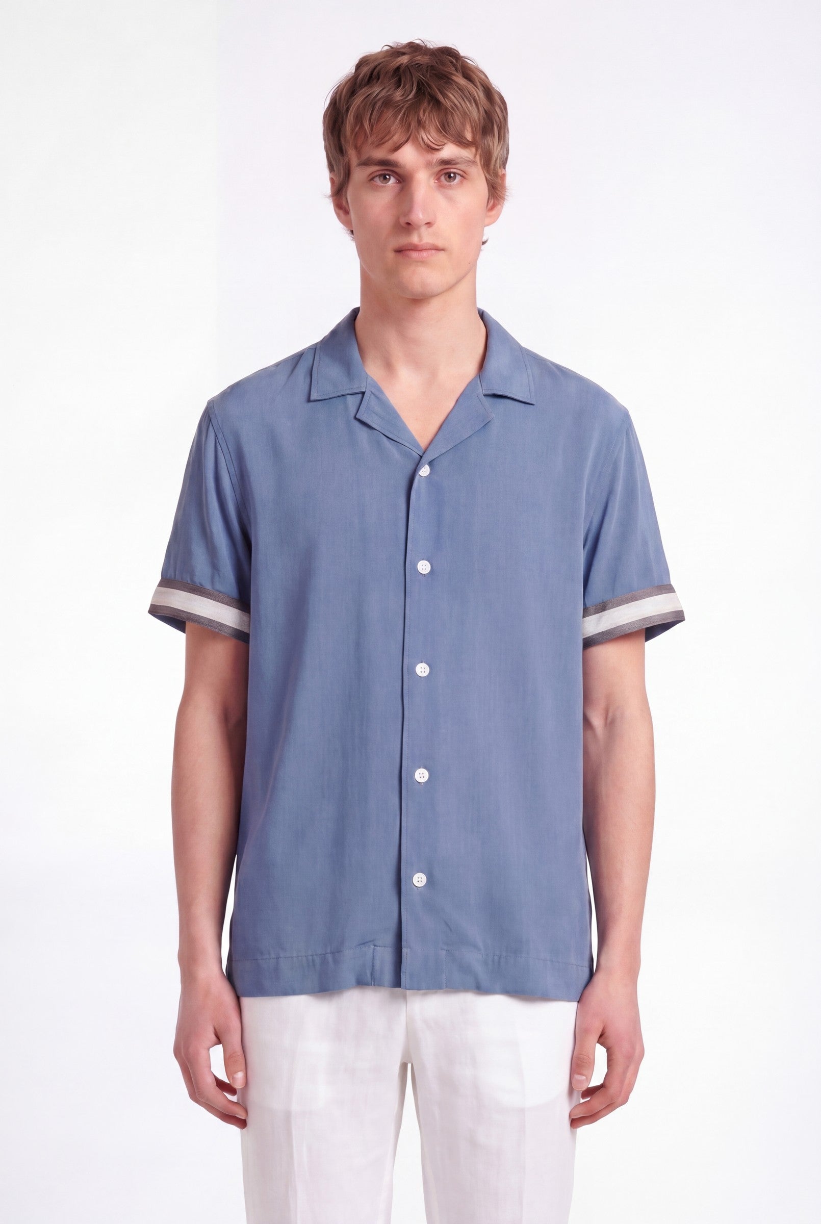 Men's Ecovero Viscose Resort Shirt | Blackstone London