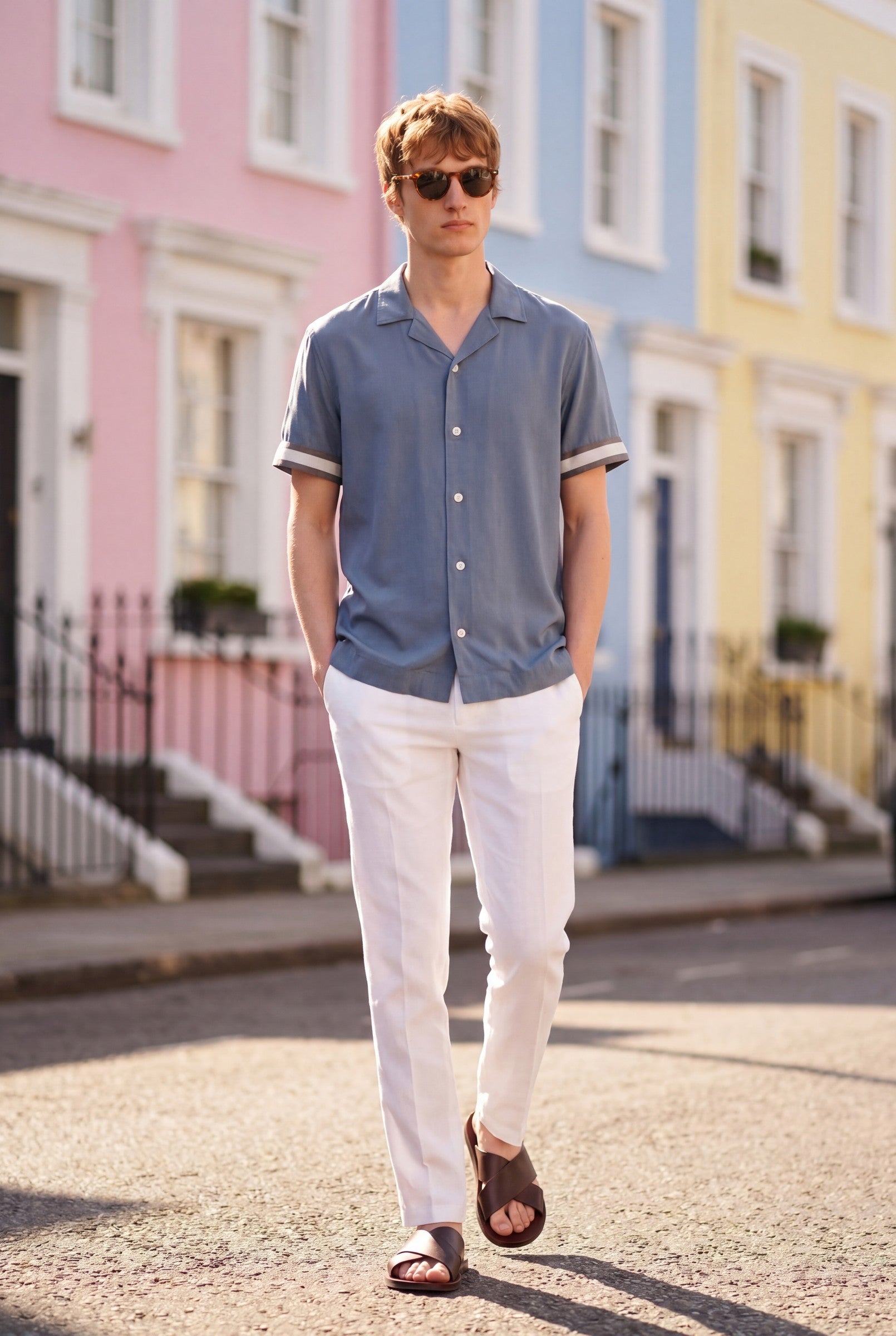 Men's Ecovero Viscose Resort Shirt | Blackstone London