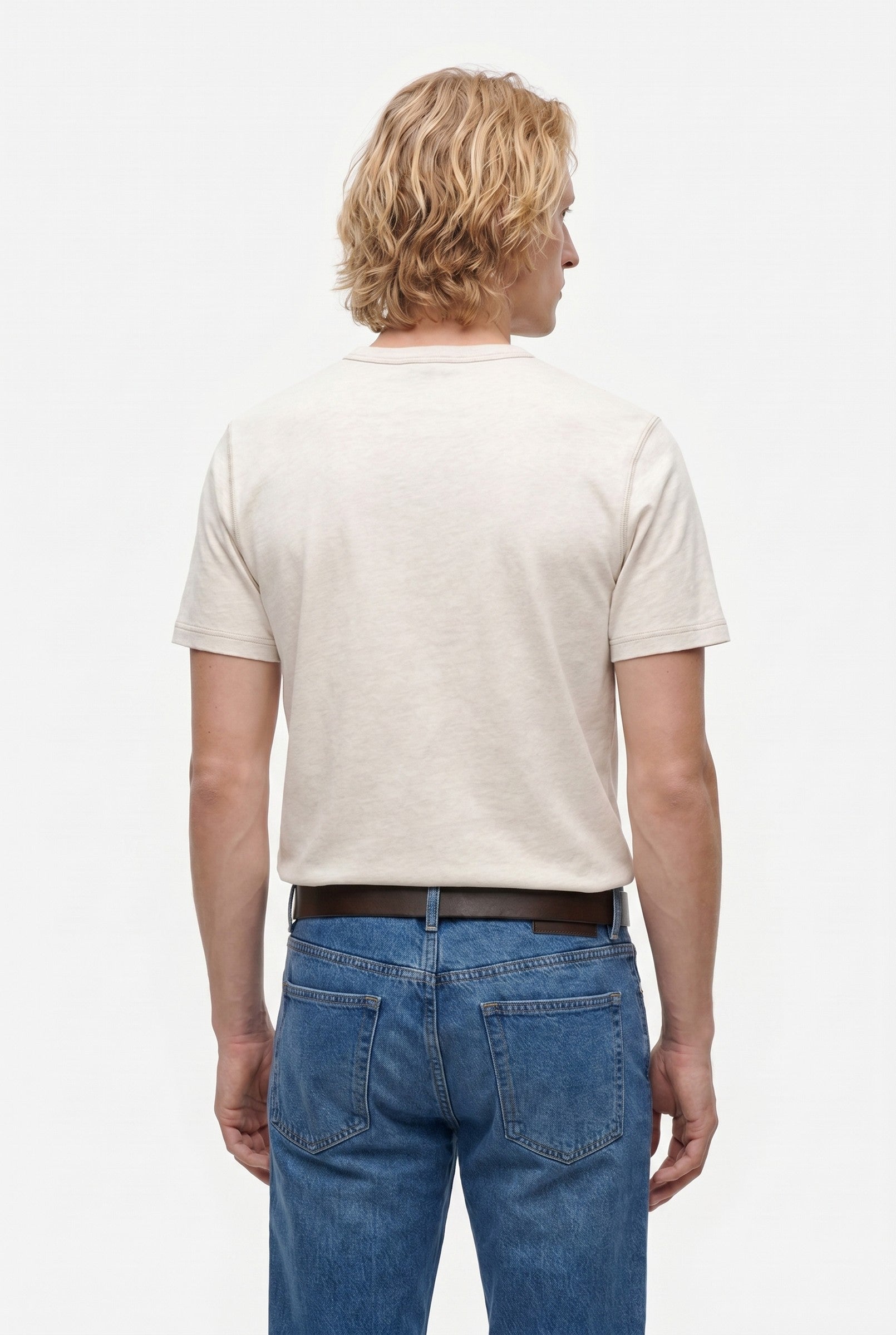 Men's Midweight Cotton Crew Neck T-Shirt | Blackstone London