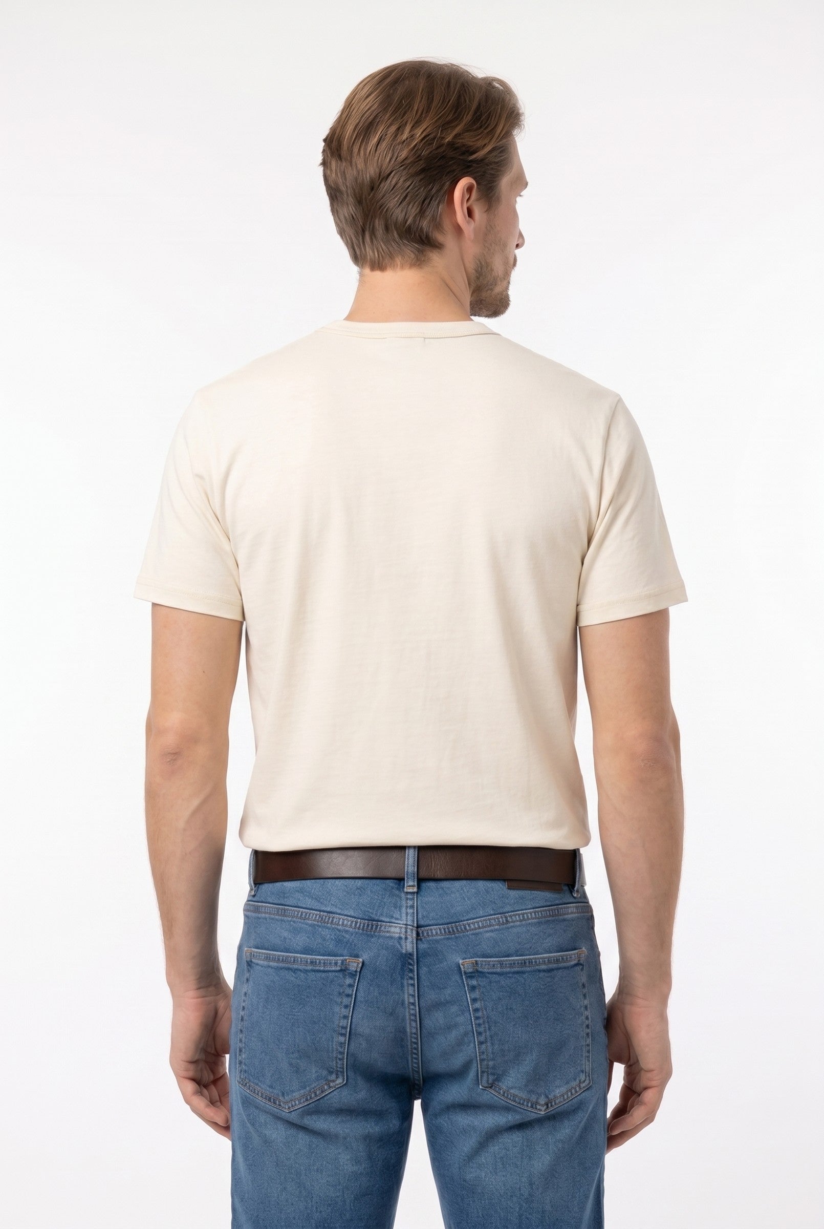 Men's Midweight Cotton Crew Neck T-Shirt | Blackstone London