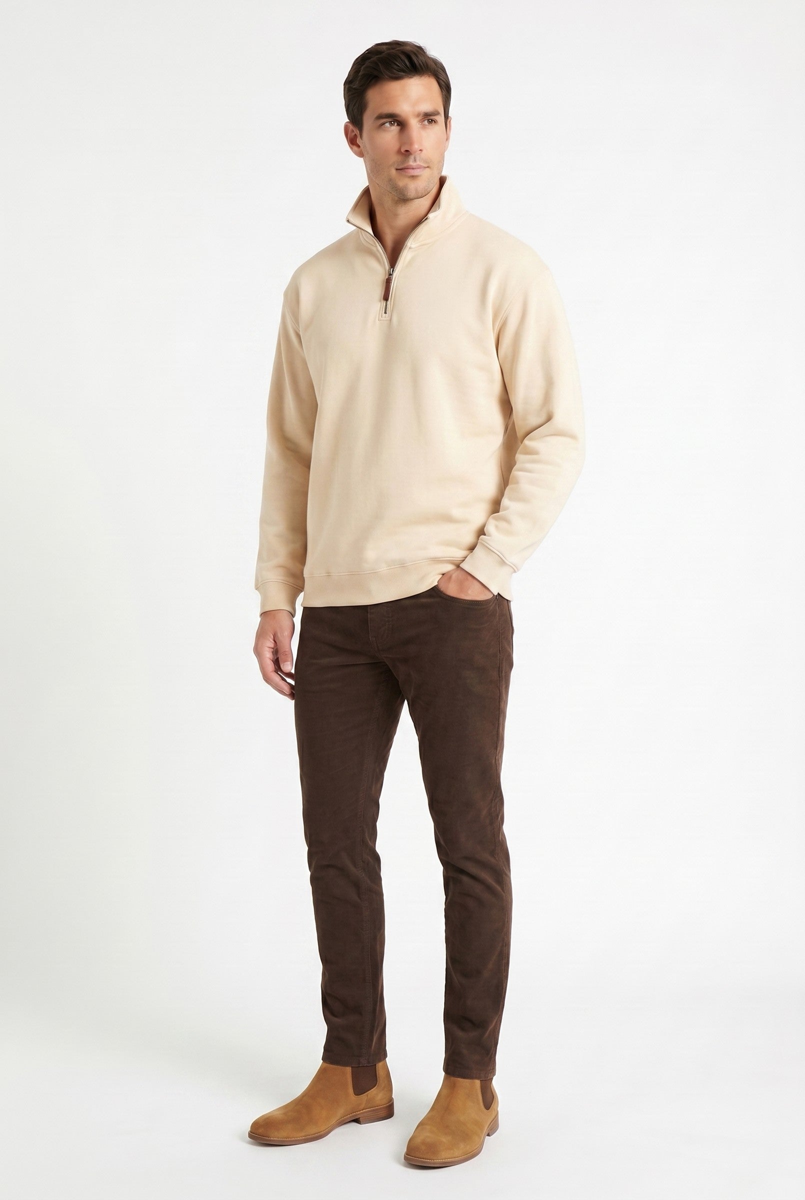 Men's Quarter-Zip Sweatshirt | Blackstone London