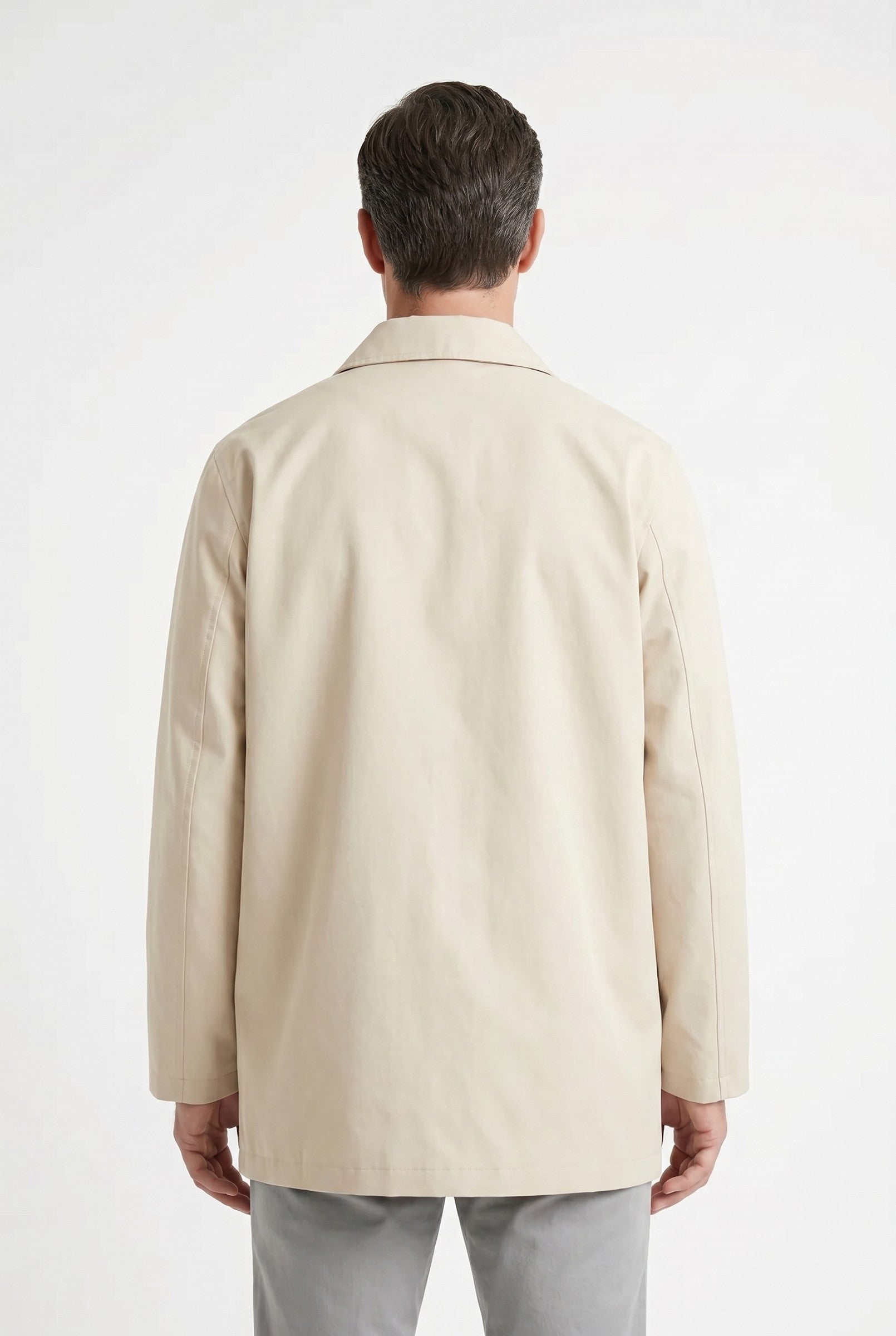 Men's Sherlock Short Trench Coat | Blackstone London