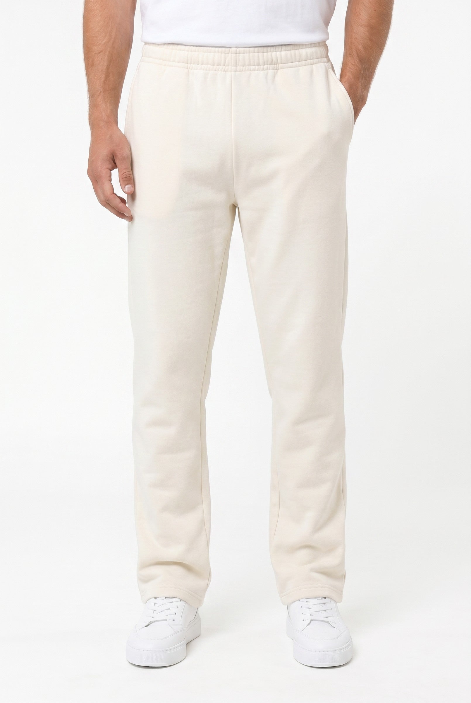 Men's Relaxed Fit Open Hem Joggers | Blackstone London