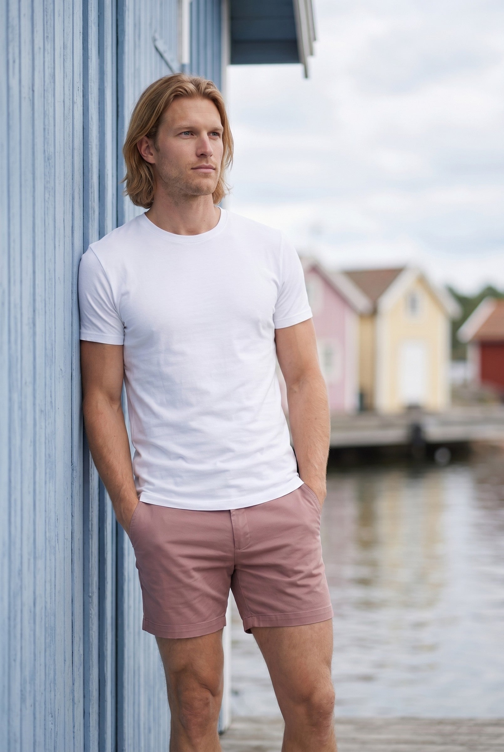 Men's Muscle Fit Chino Shorts | Blackstone London
