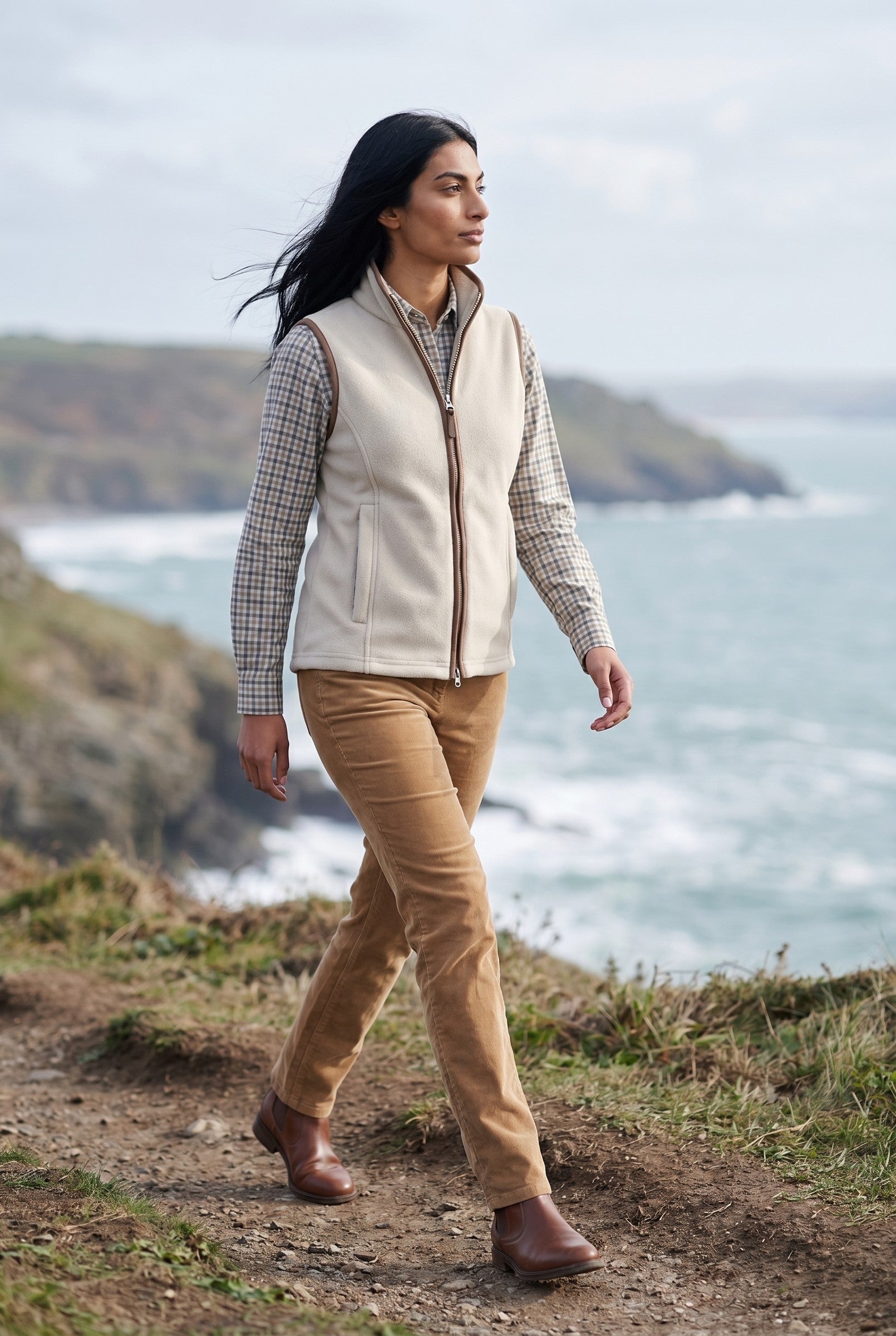 Women's Heritage Fleece Gilet | Blackstone London