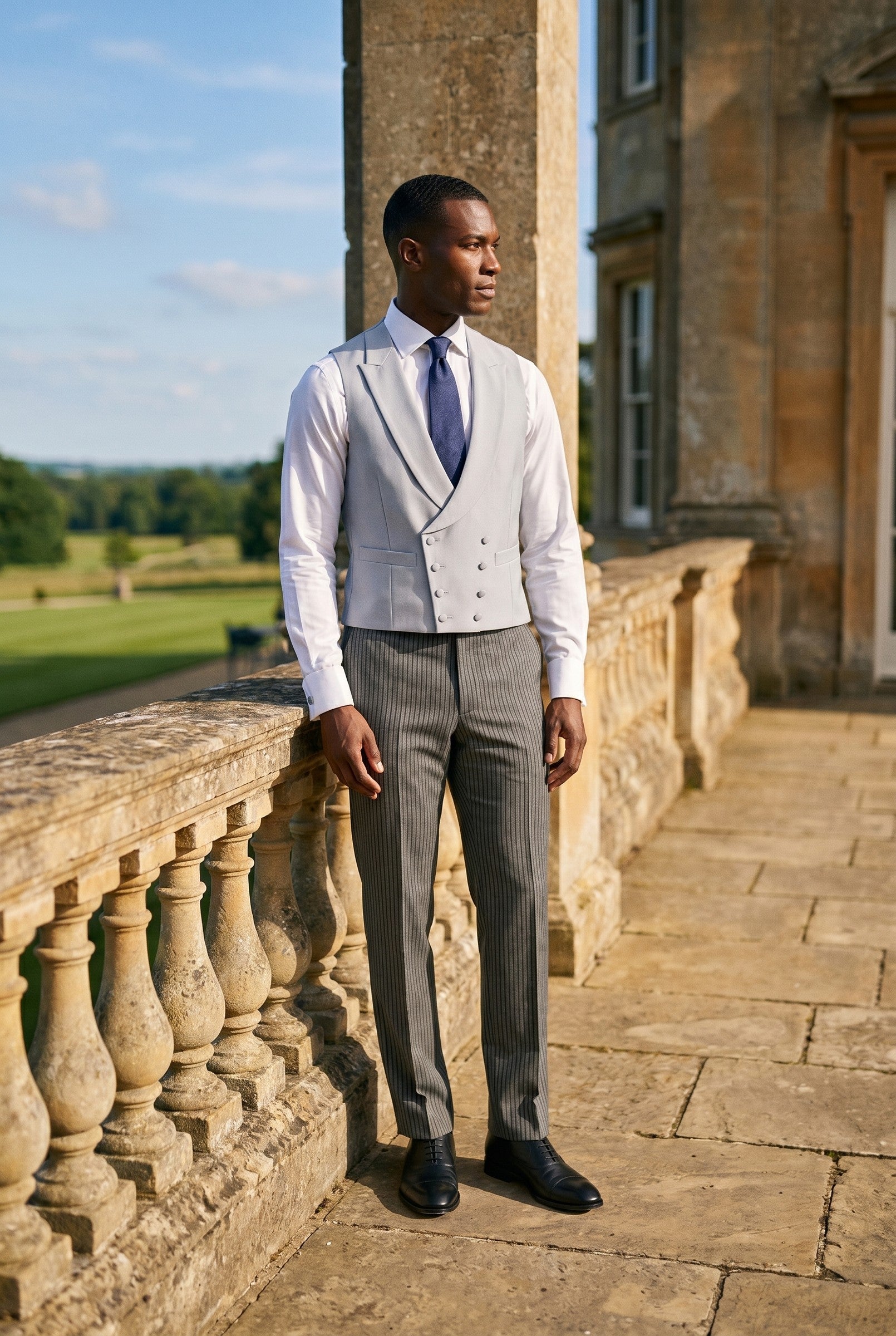 Men's Single Breasted Morning Waistcoat | Blackstone London