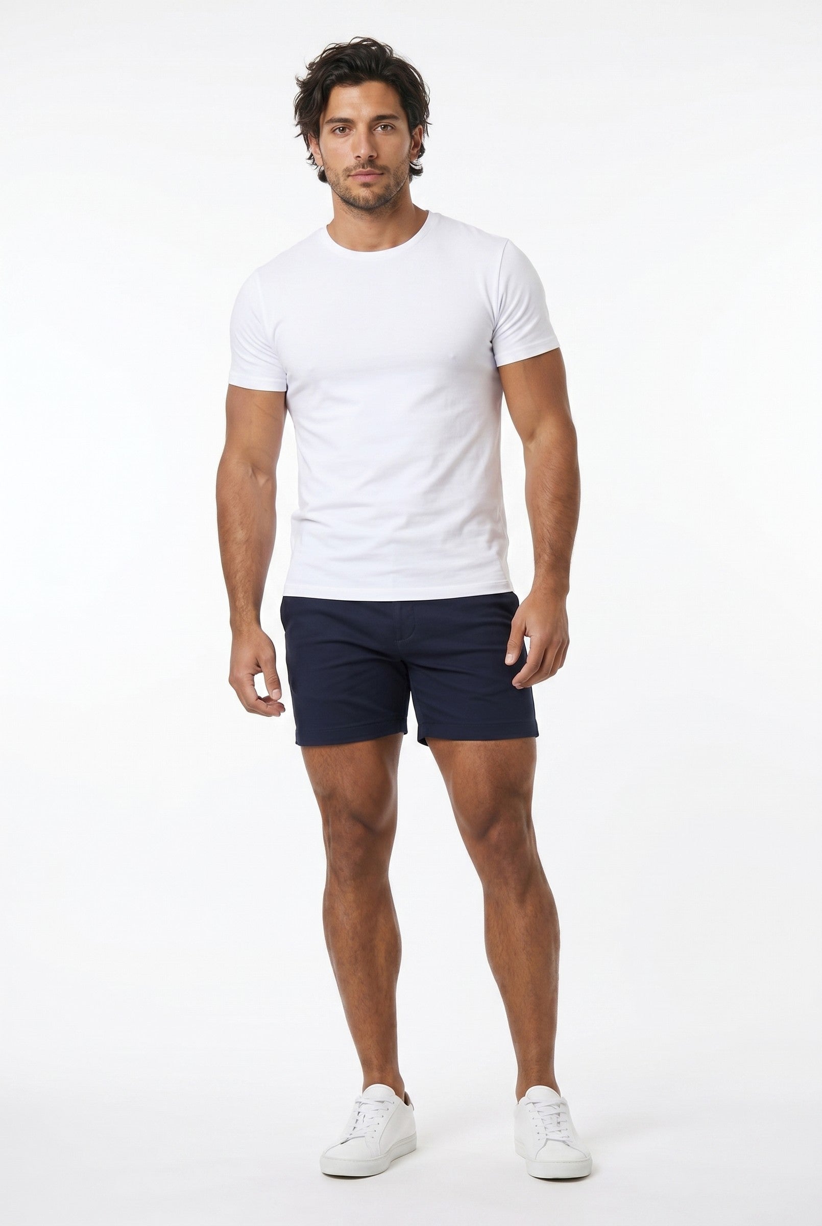 Men's Muscle Fit Chino Shorts | Blackstone London