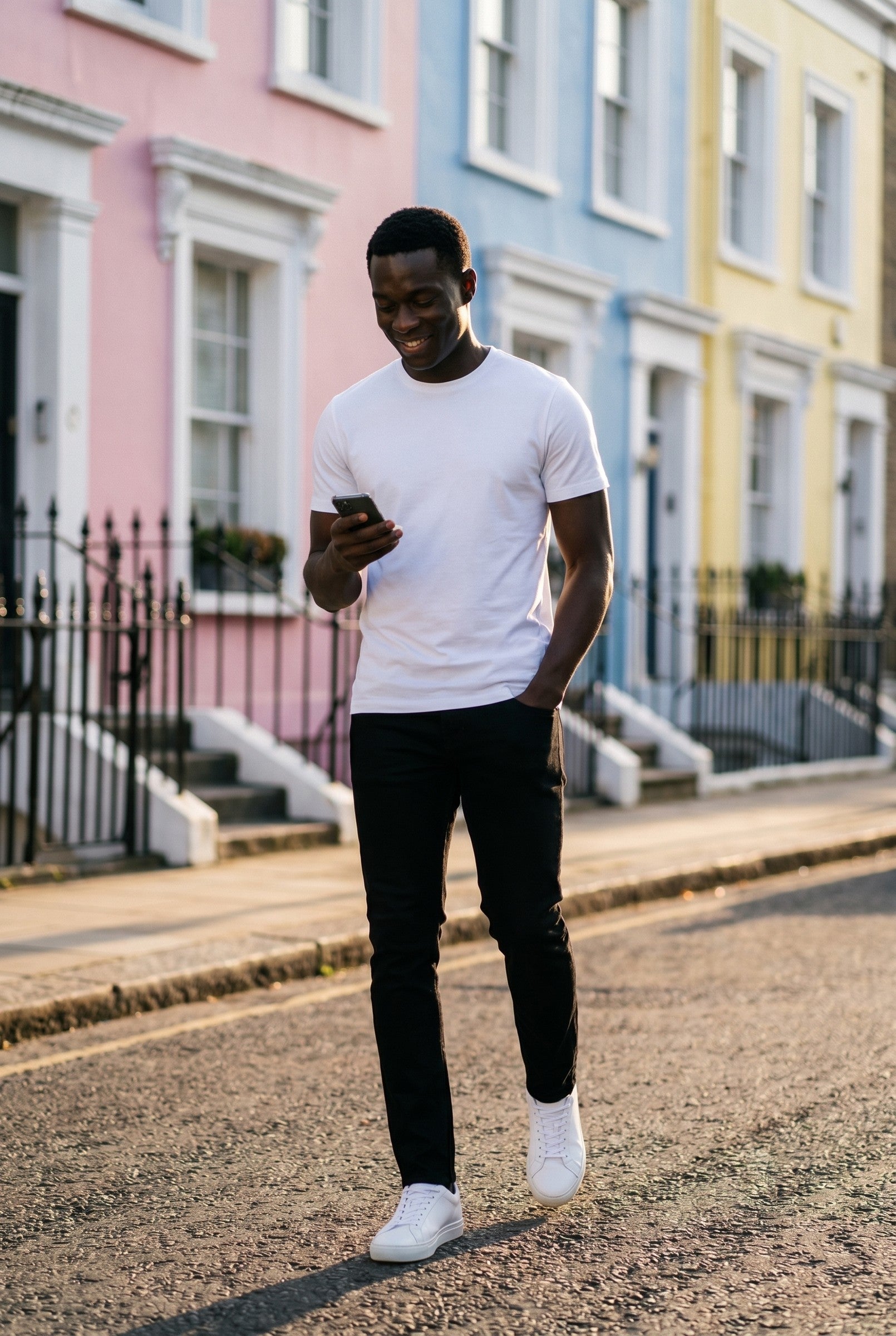 Men's Premium Cotton Crew Tee | Blackstone London