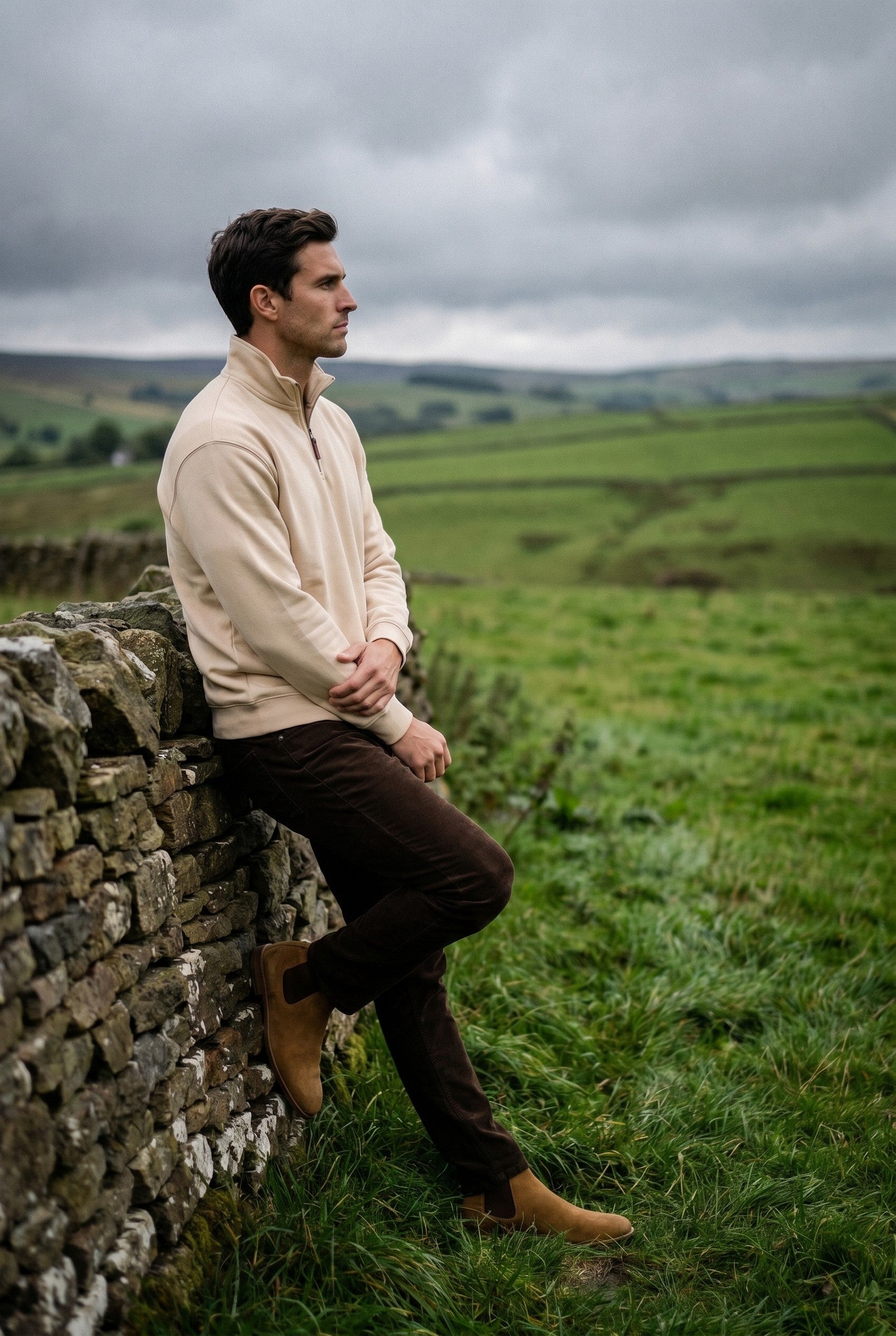 Men's Quarter-Zip Sweatshirt | Blackstone London