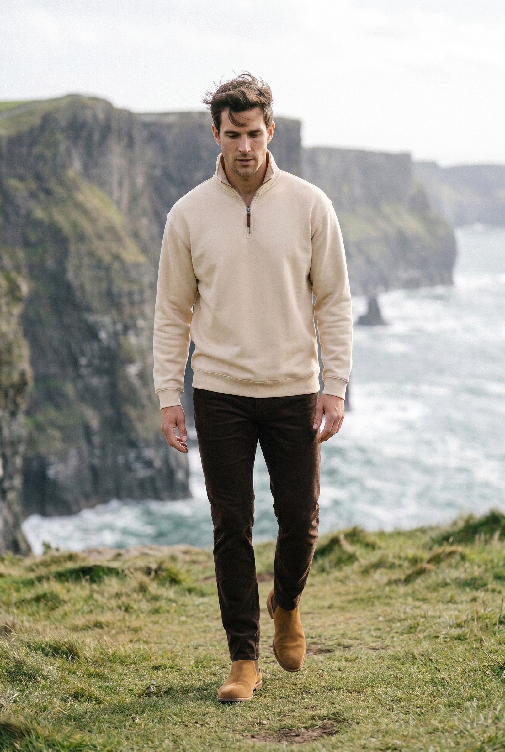 Men's Quarter-Zip Sweatshirt | Blackstone London
