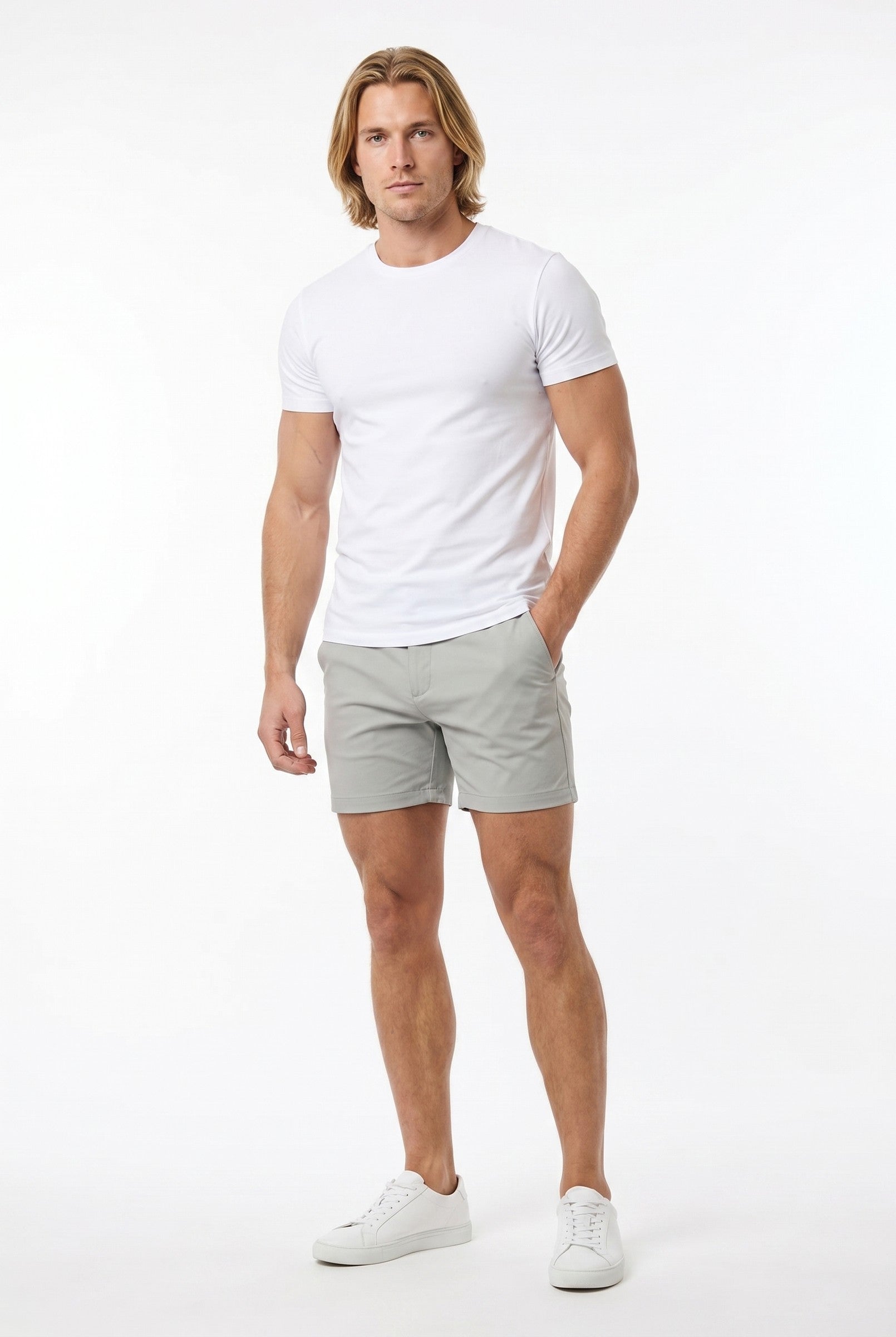 Men's Muscle Fit Chino Shorts | Blackstone London