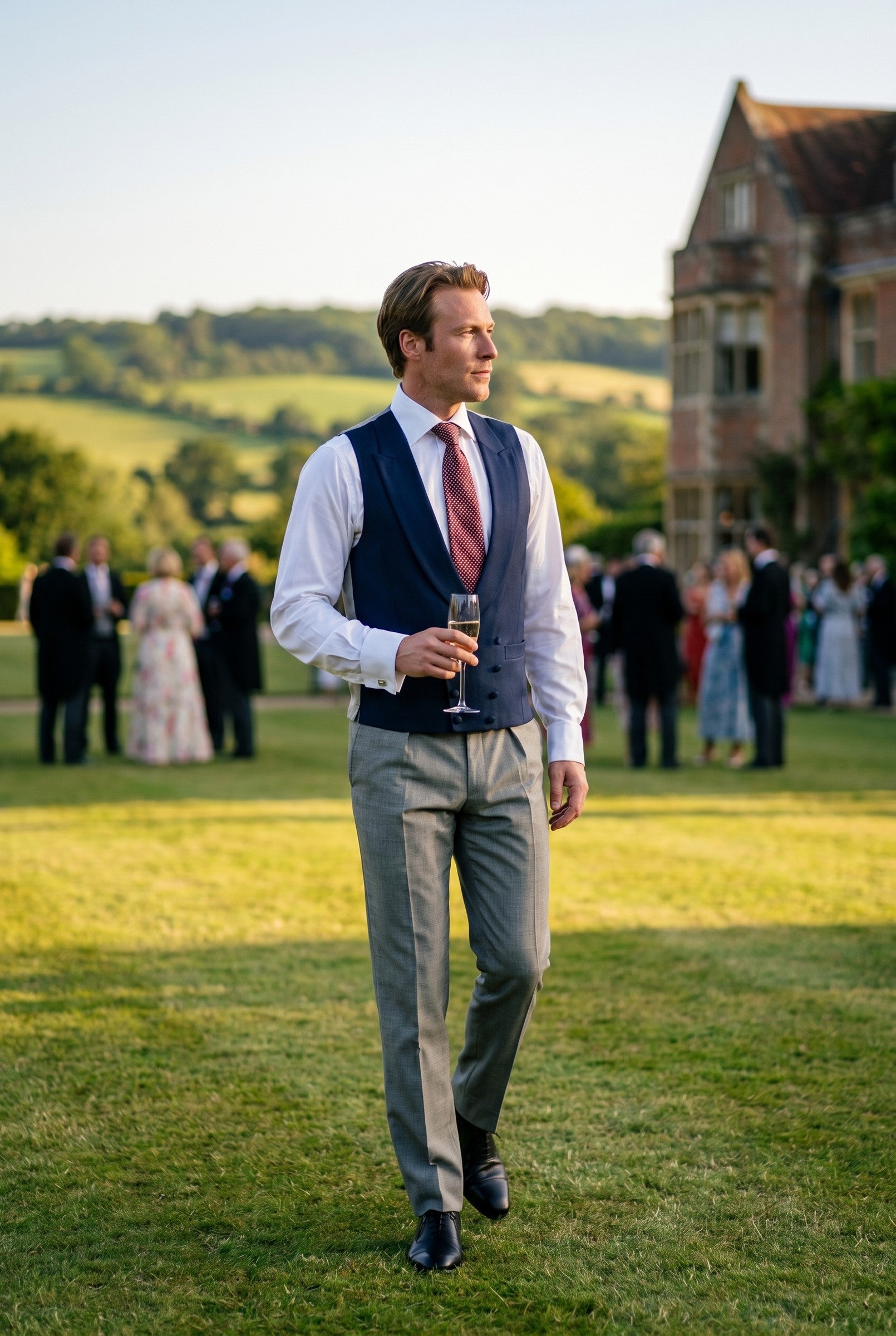 Men's Single Breasted Morning Waistcoat | Blackstone London