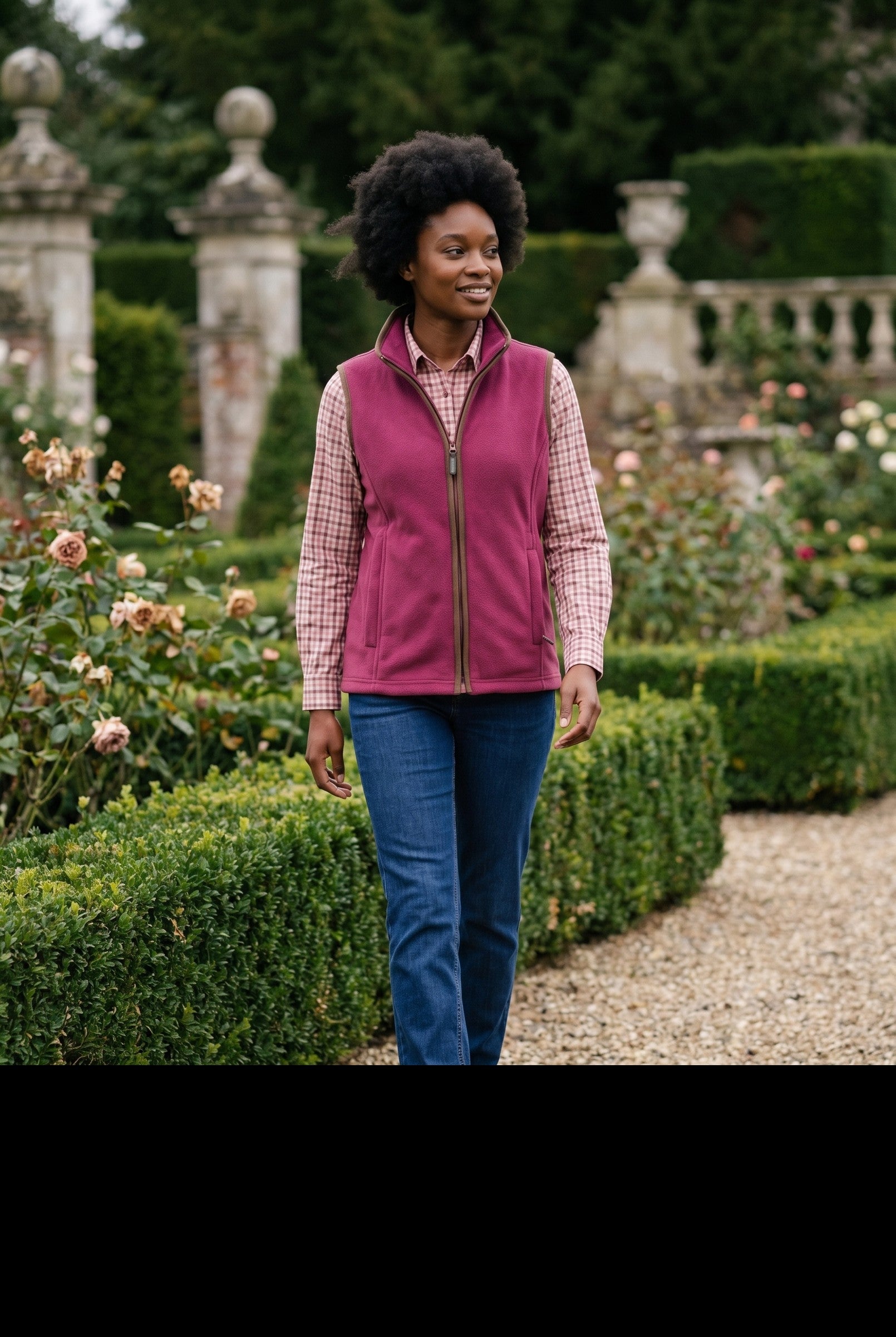 Women's Heritage Fleece Gilet | Blackstone London