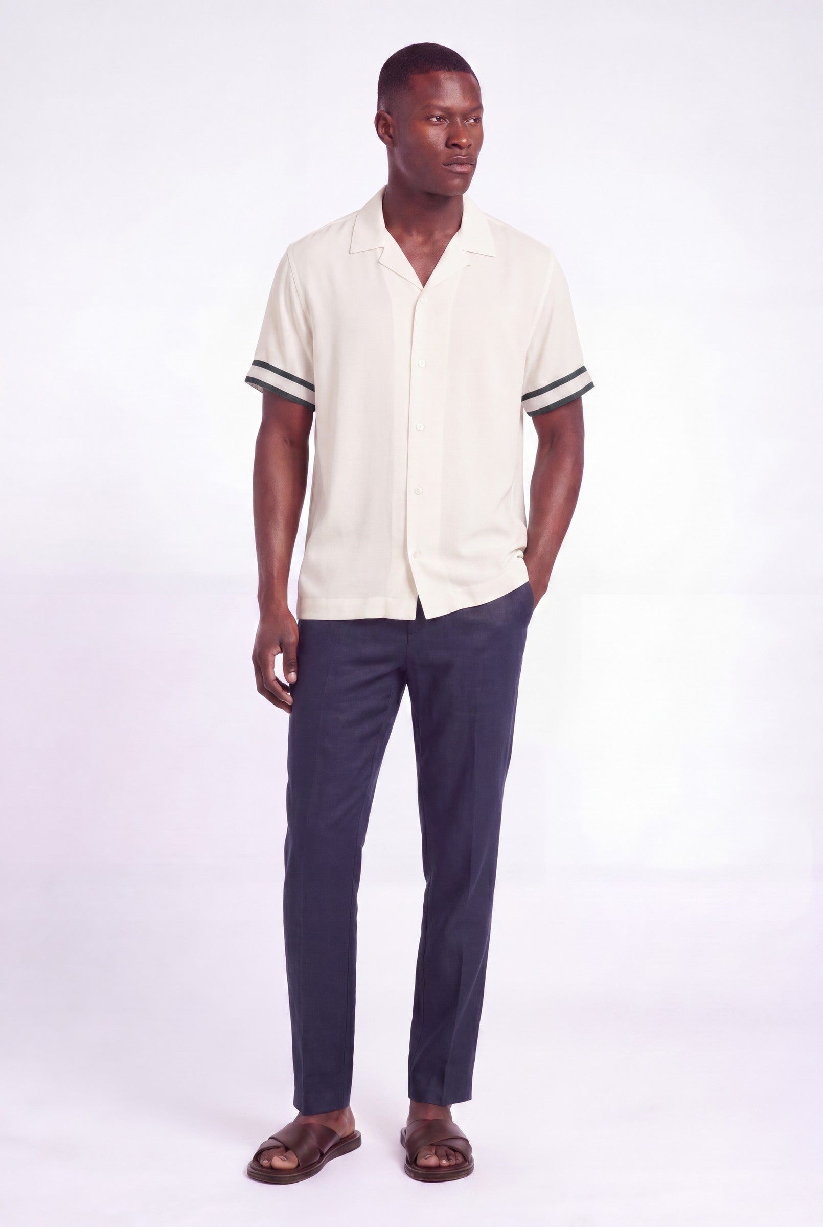 Men's Ecovero Viscose Resort Shirt | Blackstone London